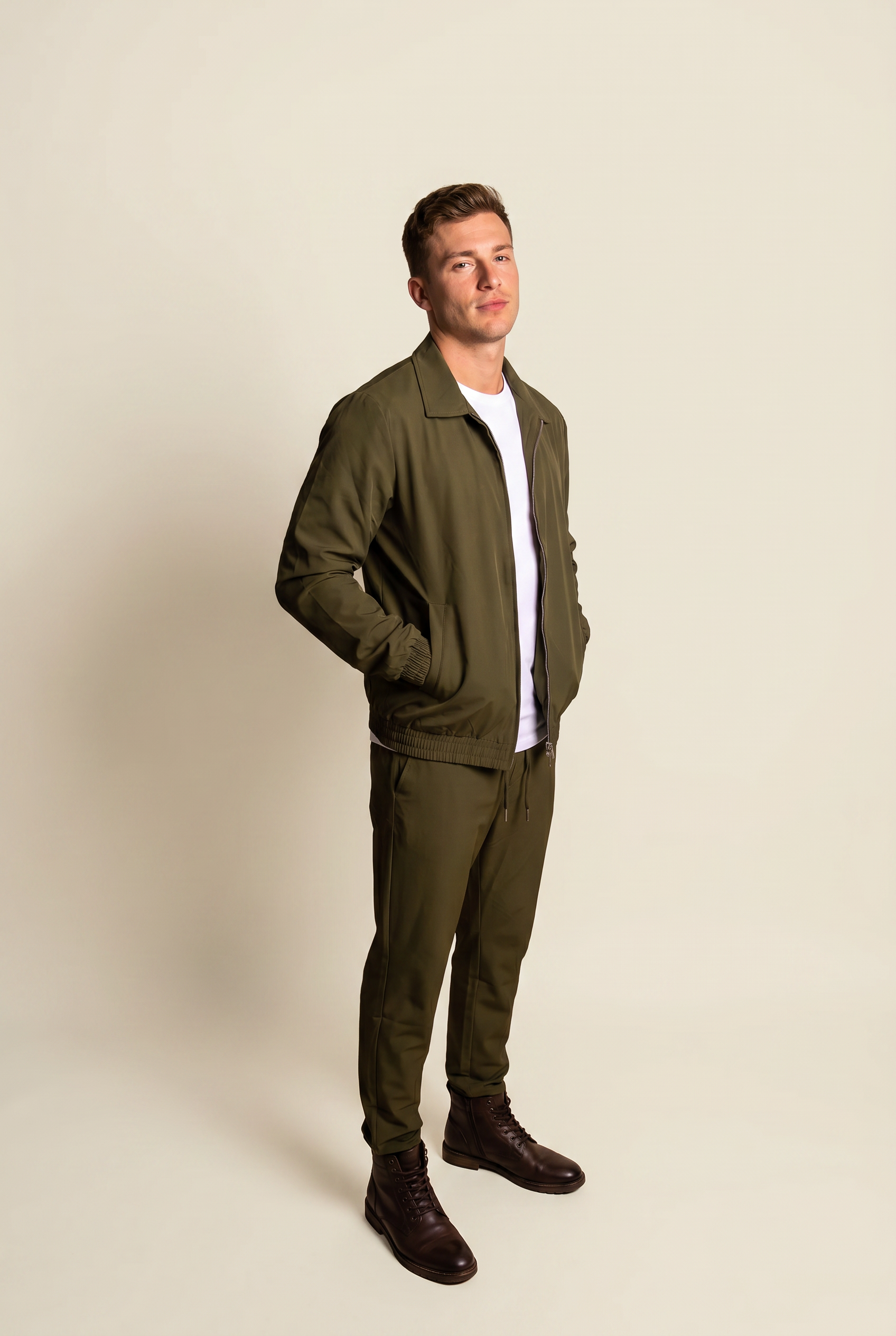 Mirsofino Tracksuit Olive Green