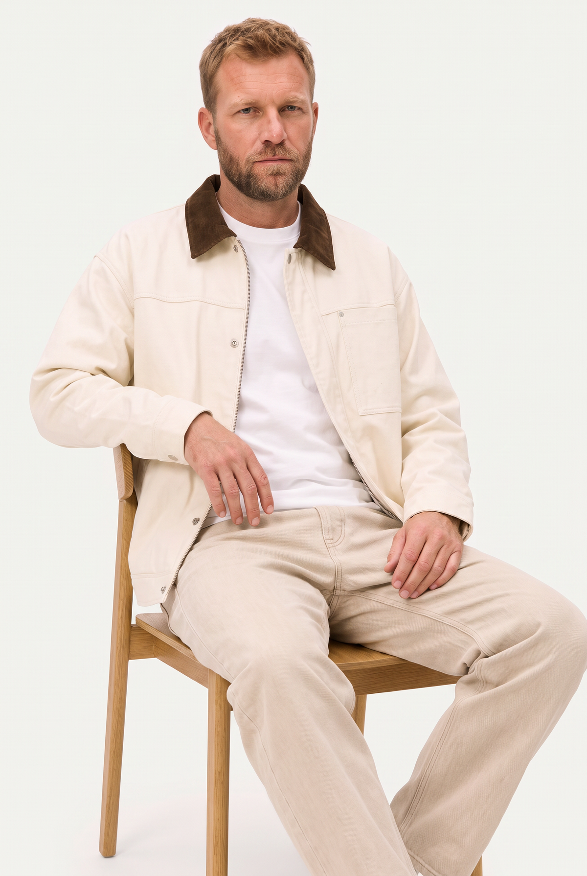Mirsino Workwear Jacket Creme