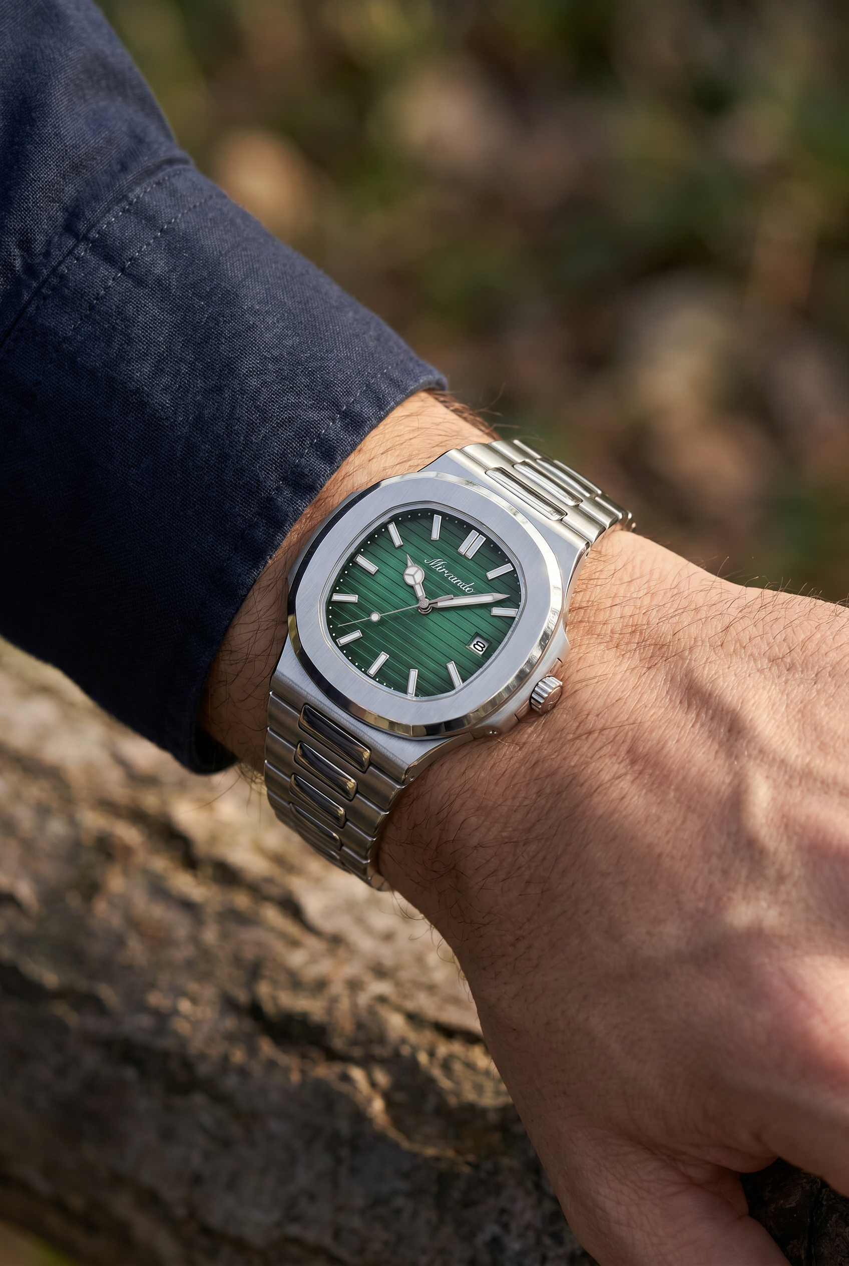 Geneva Waterproof Watch Green