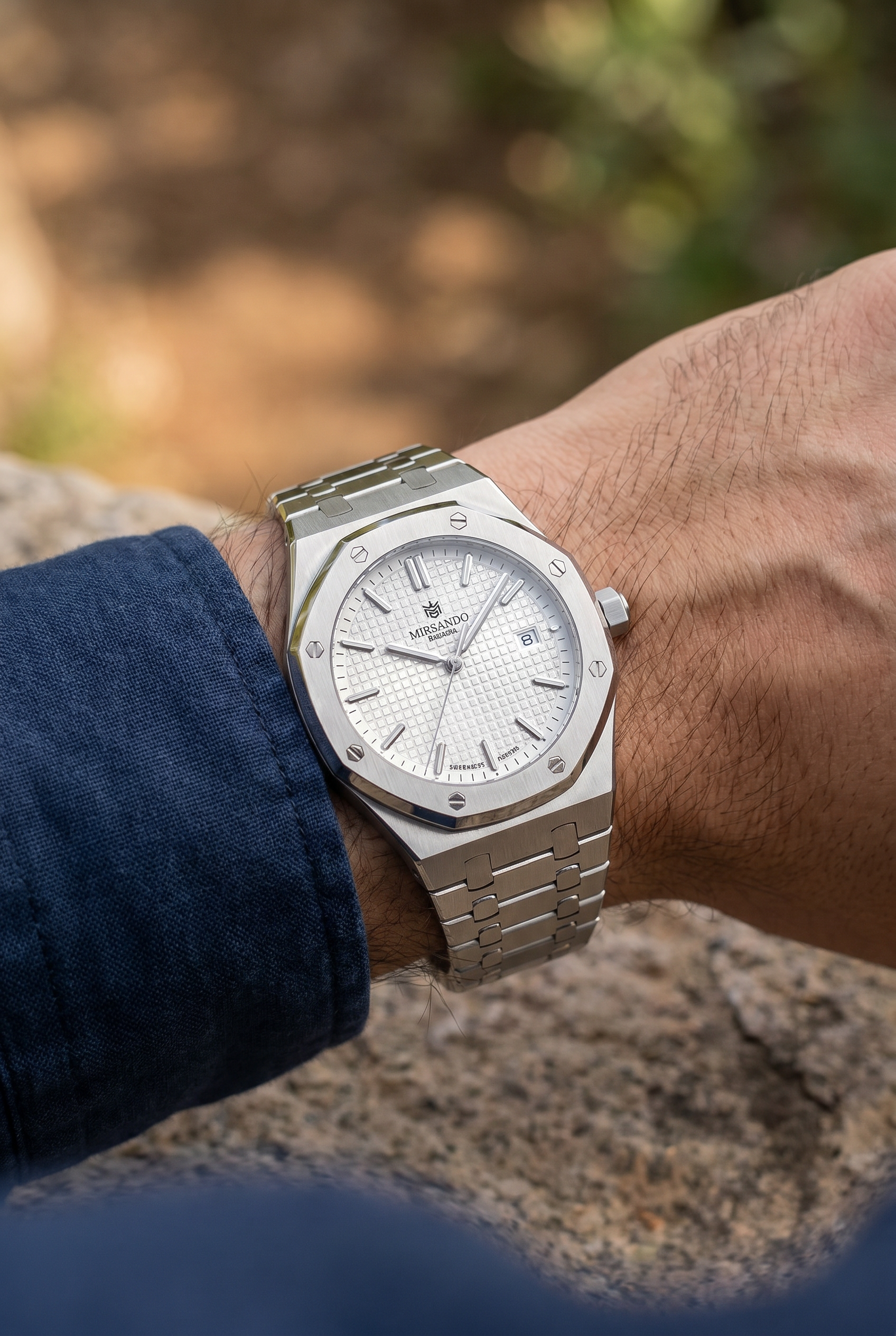 Santorini Elite Watch Silver