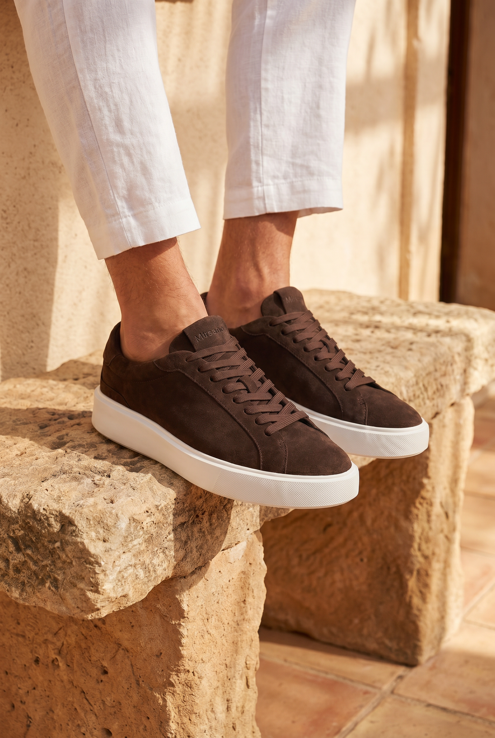 Mirsotrino Suede Trainer Brown