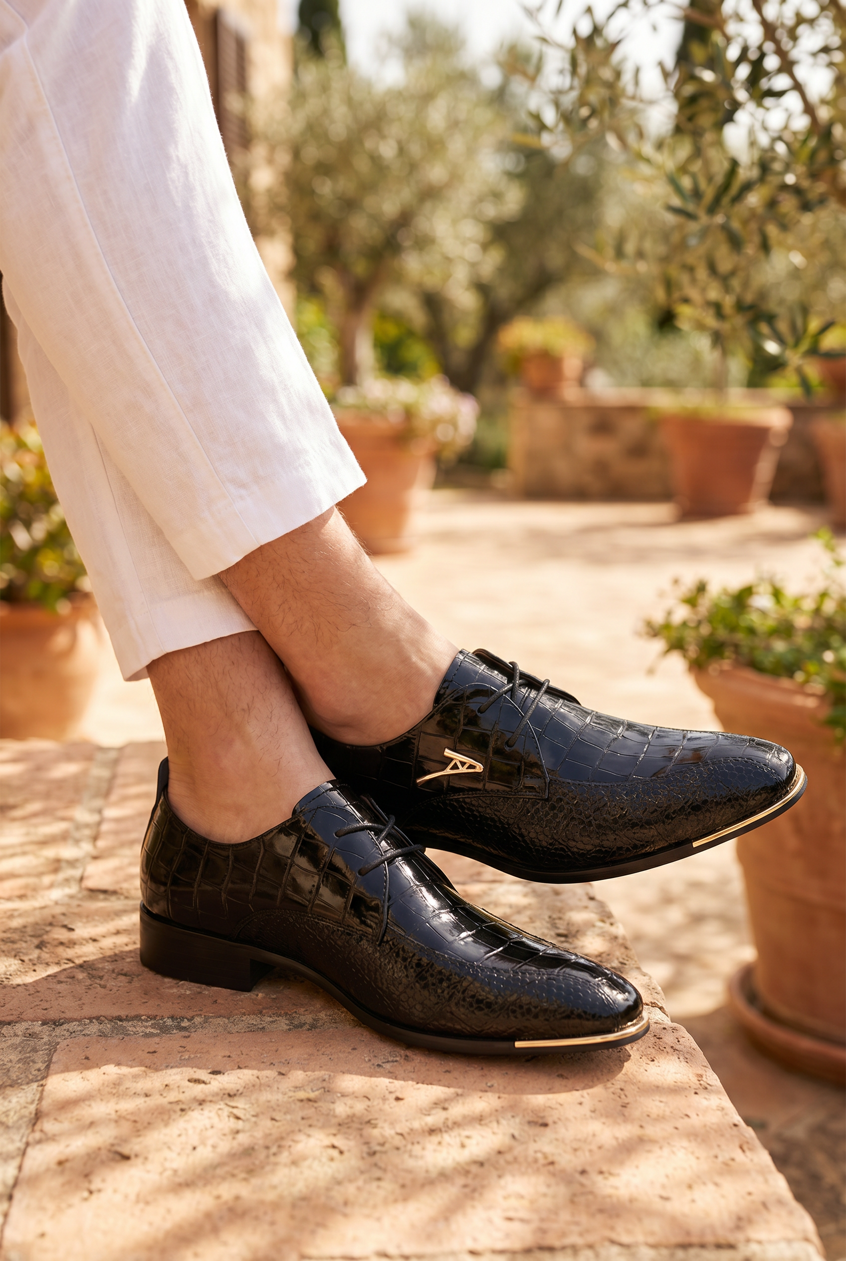 Vittorio™ Noir Derbies