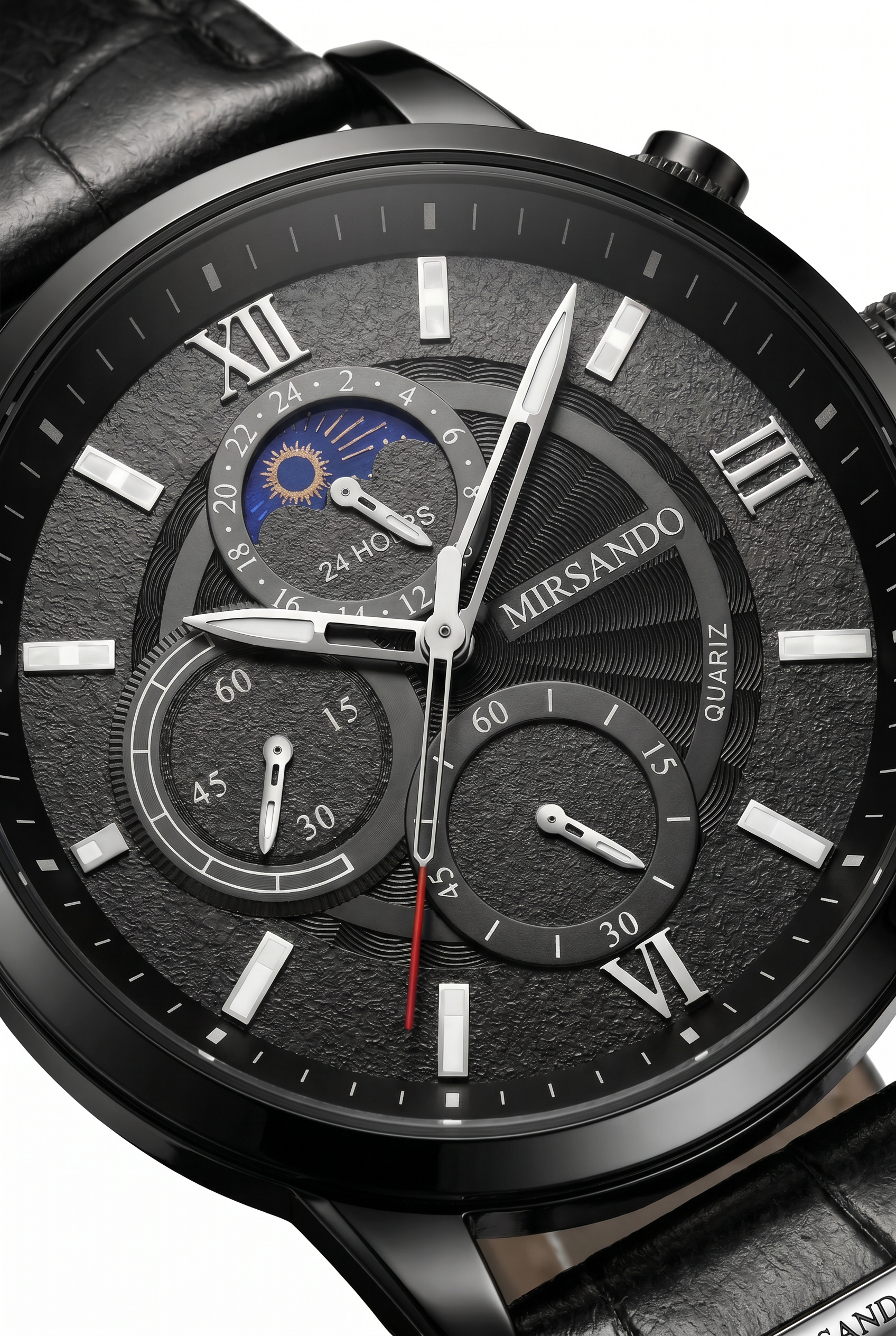 Lugano Classic Watch (Waterproof) Full Black