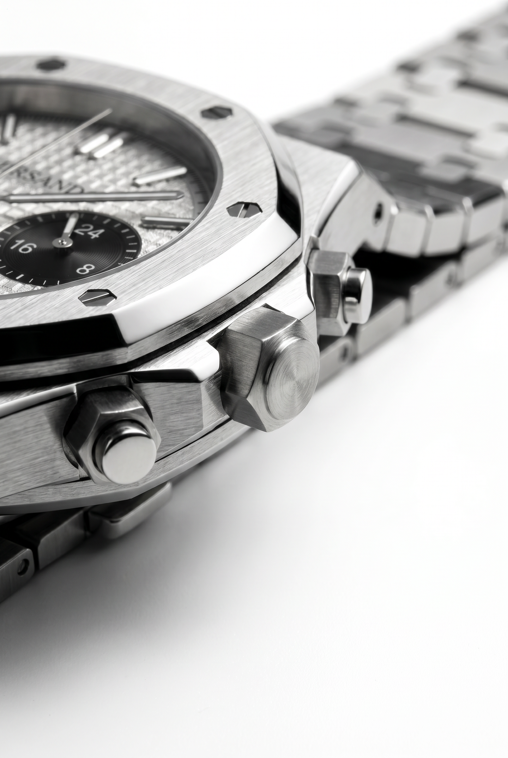 Athens Chronograph Watch Silver