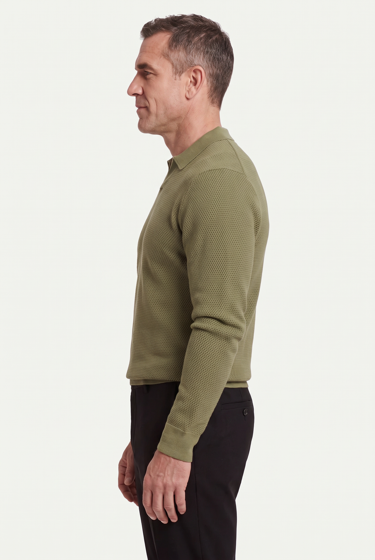 Mirsino Polo Sweater Olive