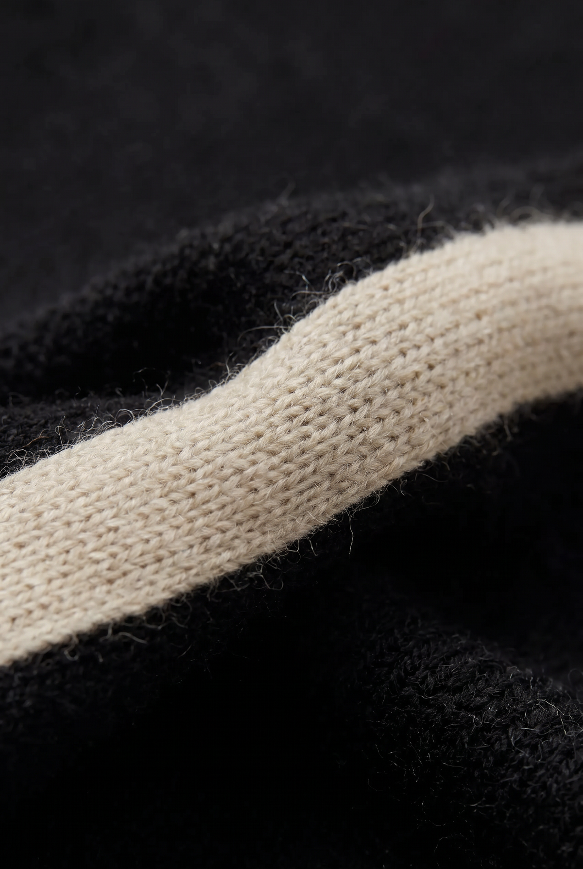 Mirsino Zip Knit Black
