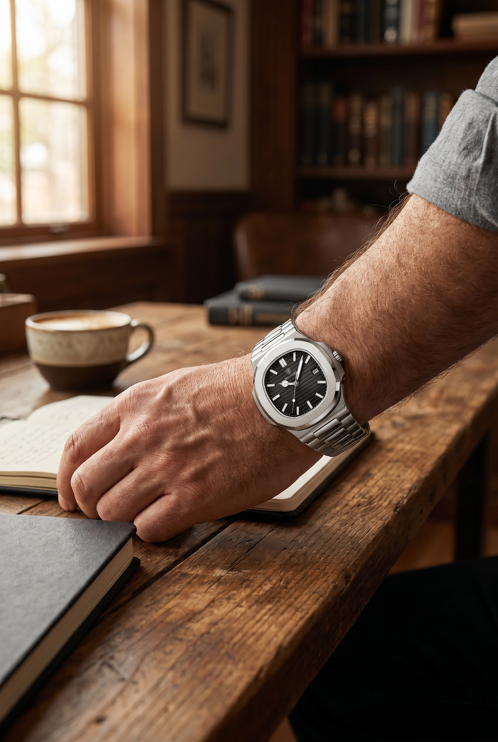 Geneva Waterproof Watch Black