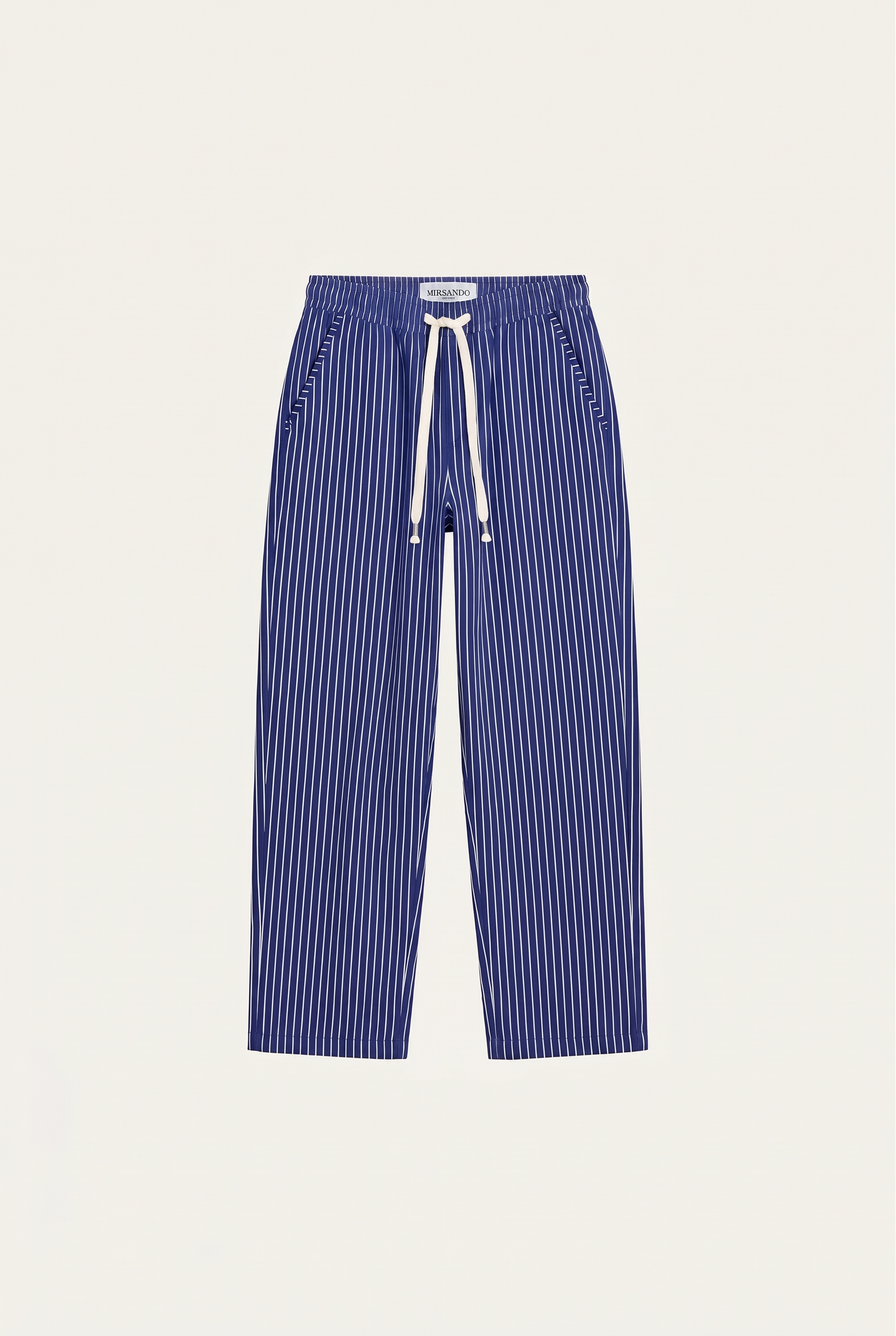 Raffaele™ Pinstripe Linen Pants Blue