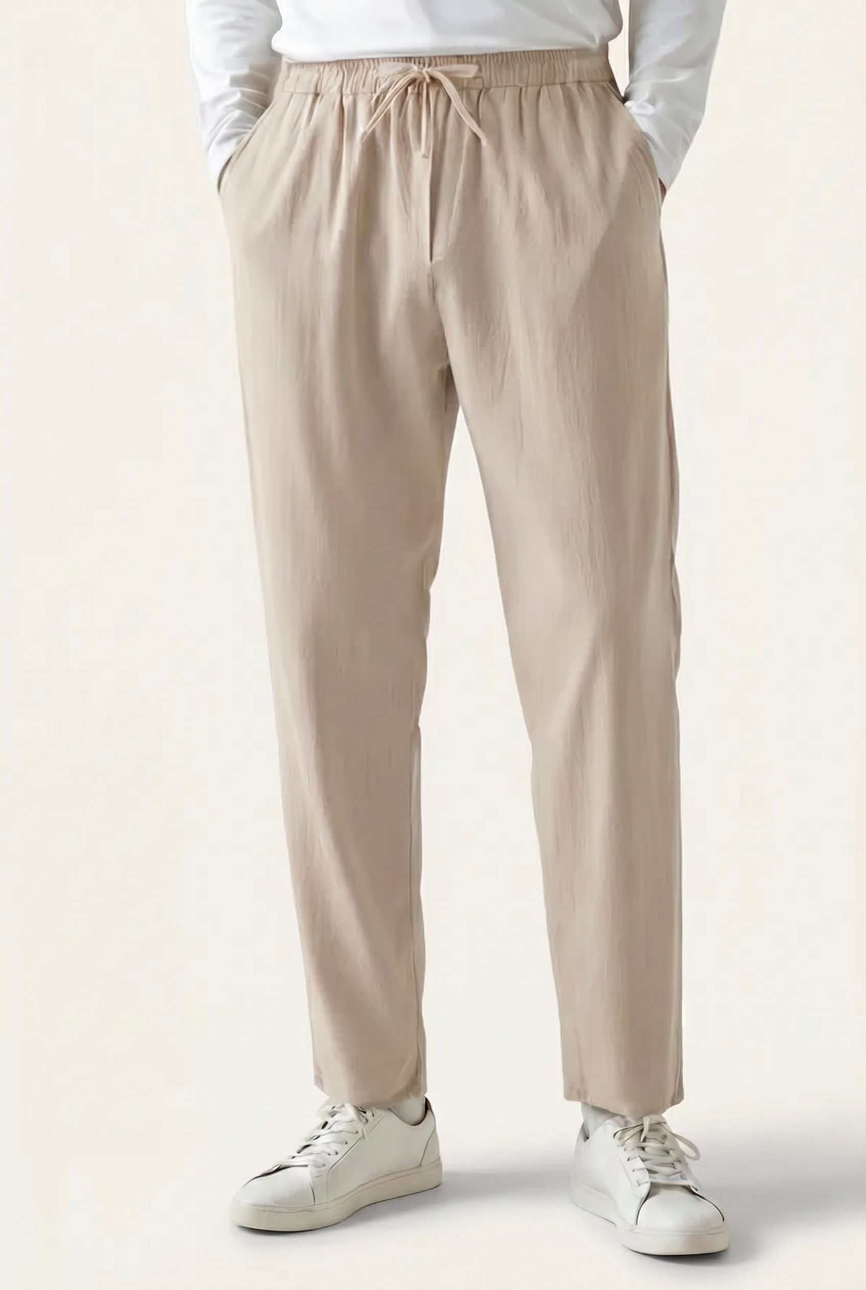 Linen Pantalon Beige