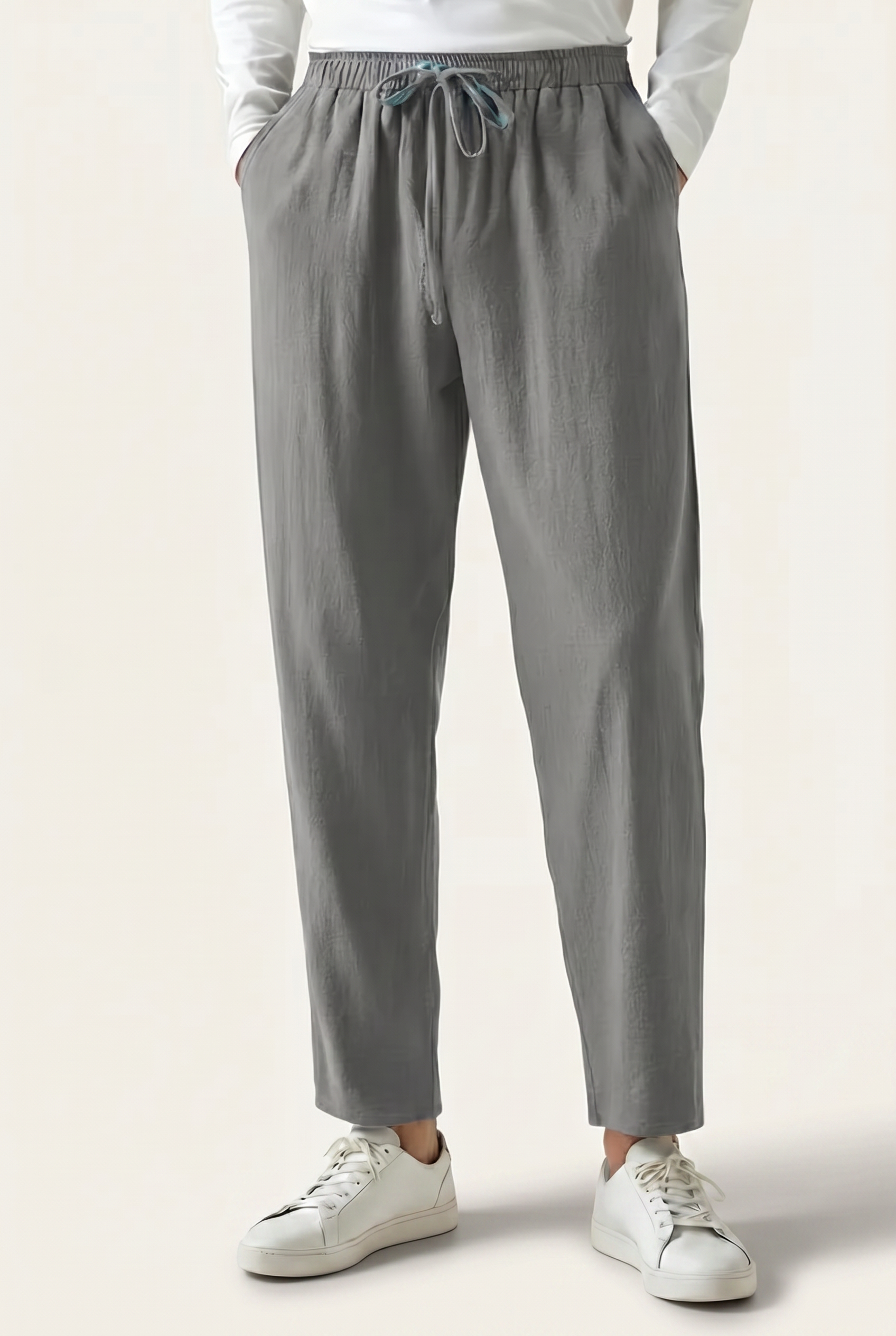Linen Pantalon Gray