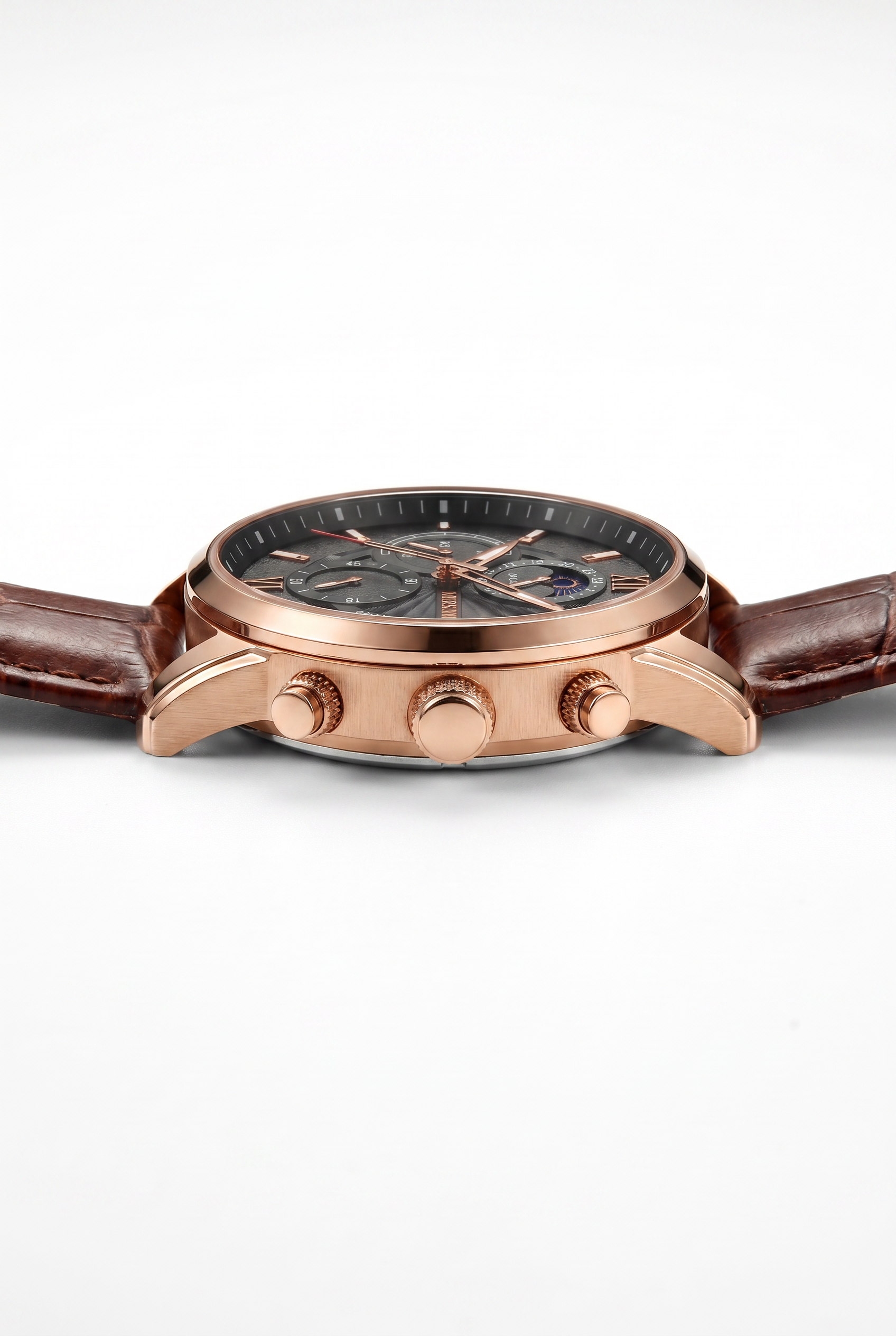 Lugano Classic Watch (Waterproof) Brown/Black