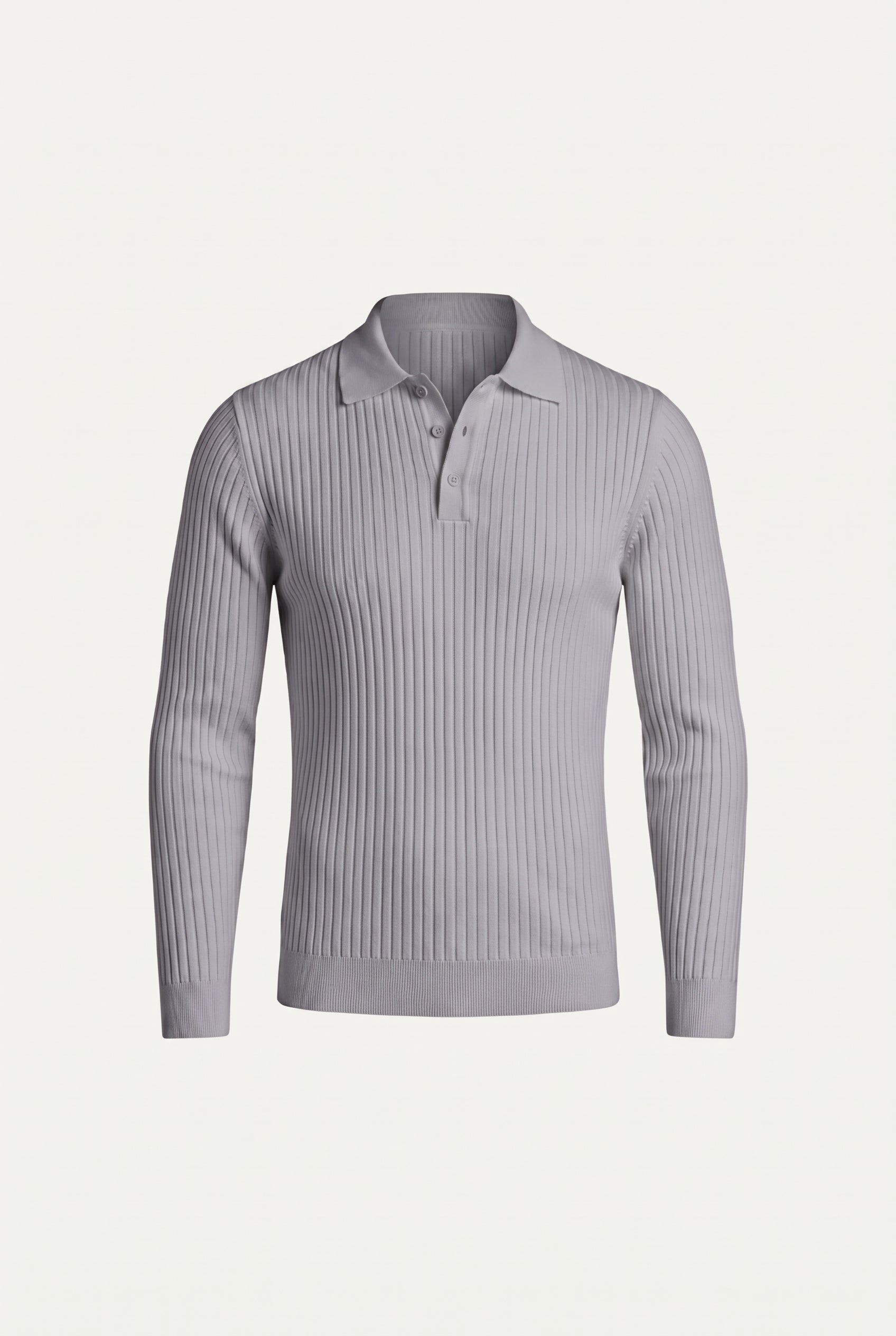 Marcello™ Ribbed Polo Grey