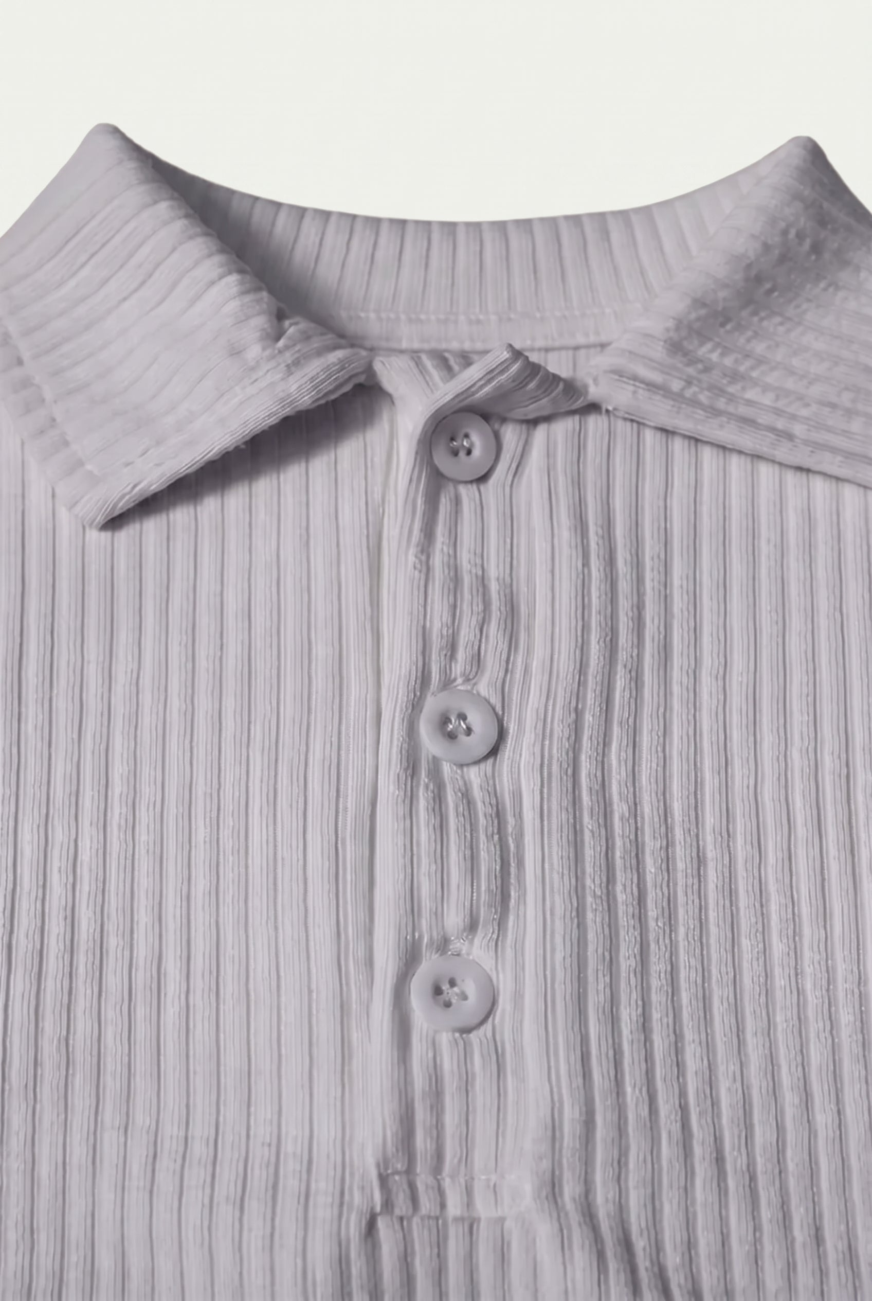 Marcello™ Ribbed Polo Grey