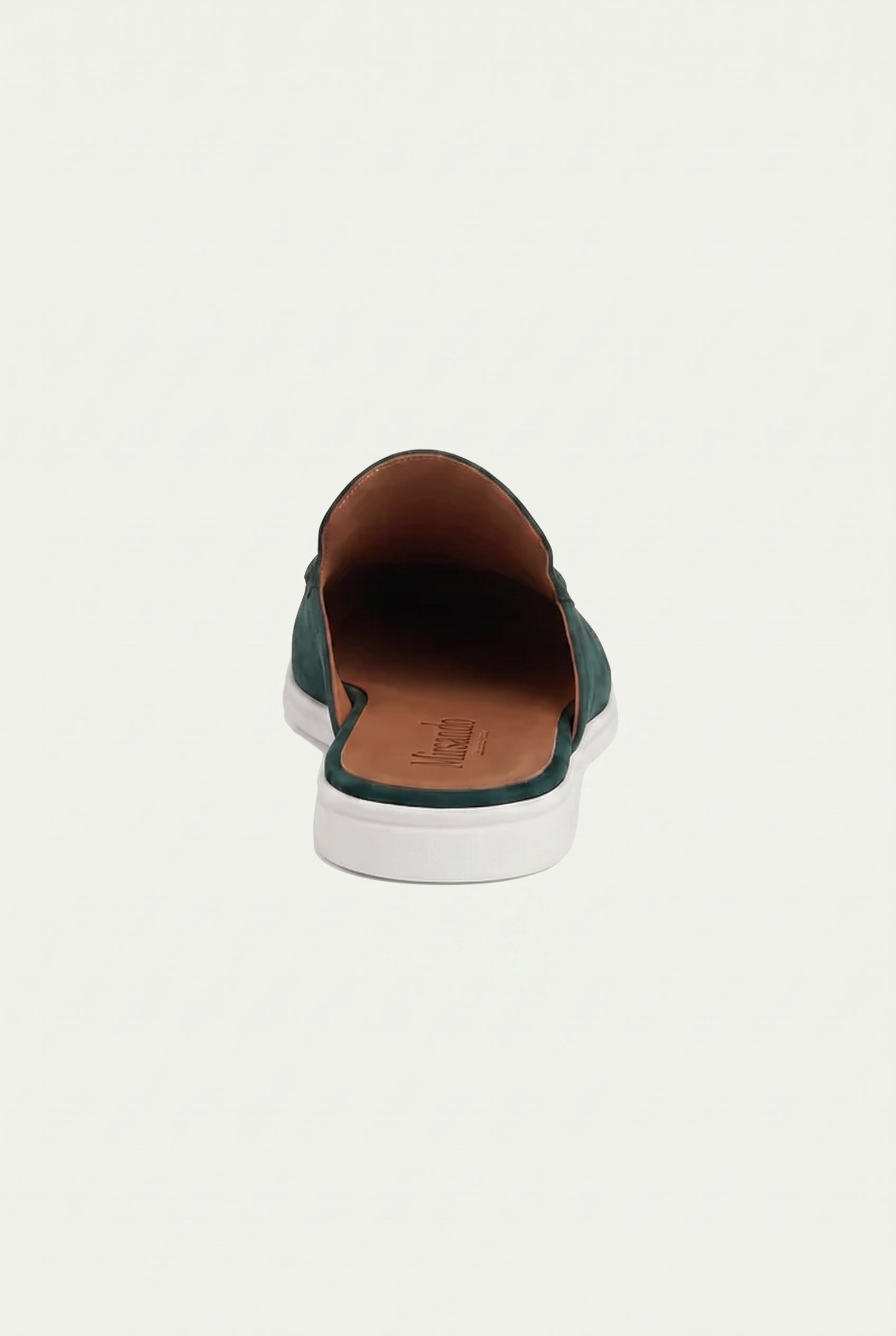 Yacht Loafer Suede Mule Forest Green