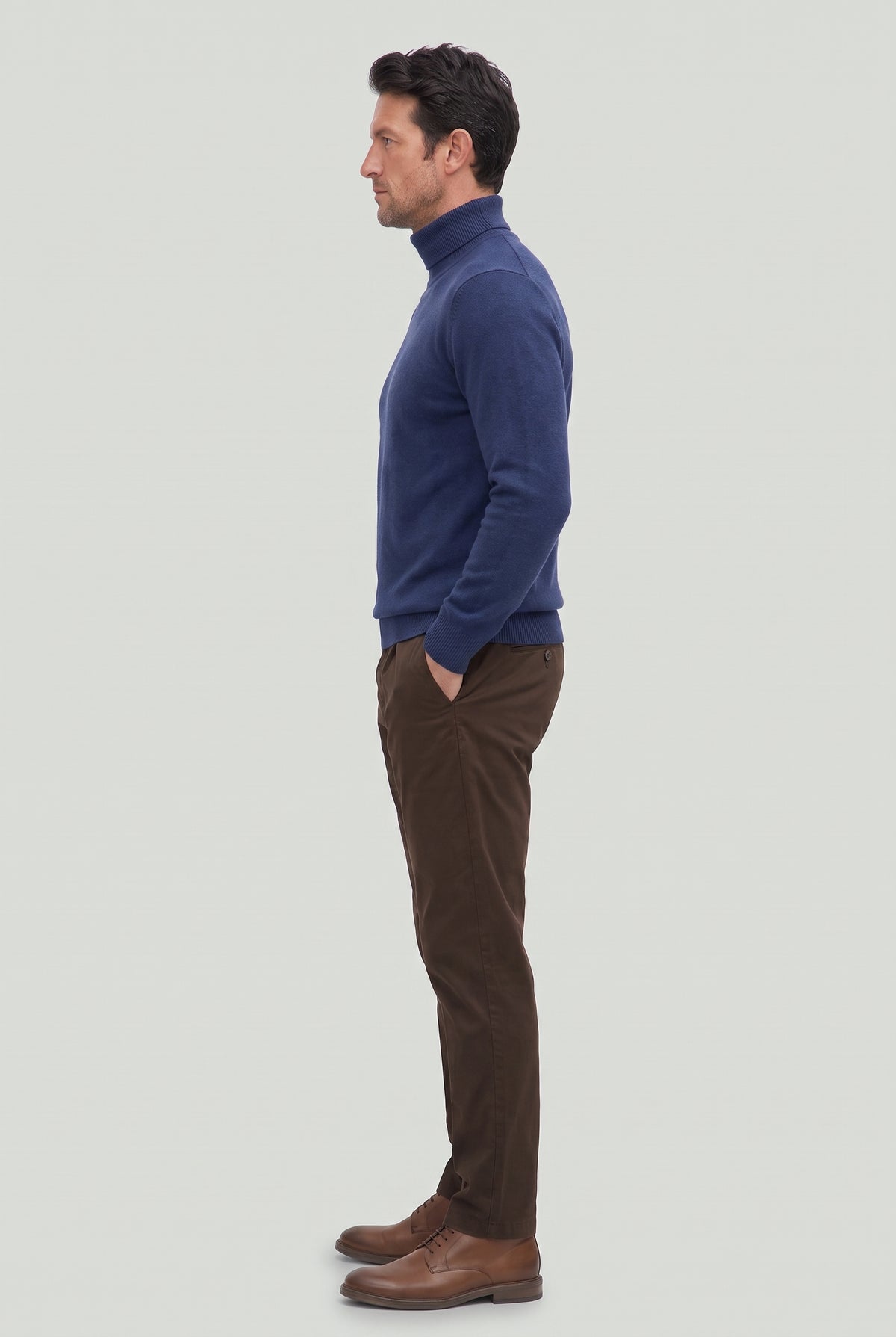 Mirsino Mongolian Cashmere Sweater Navy