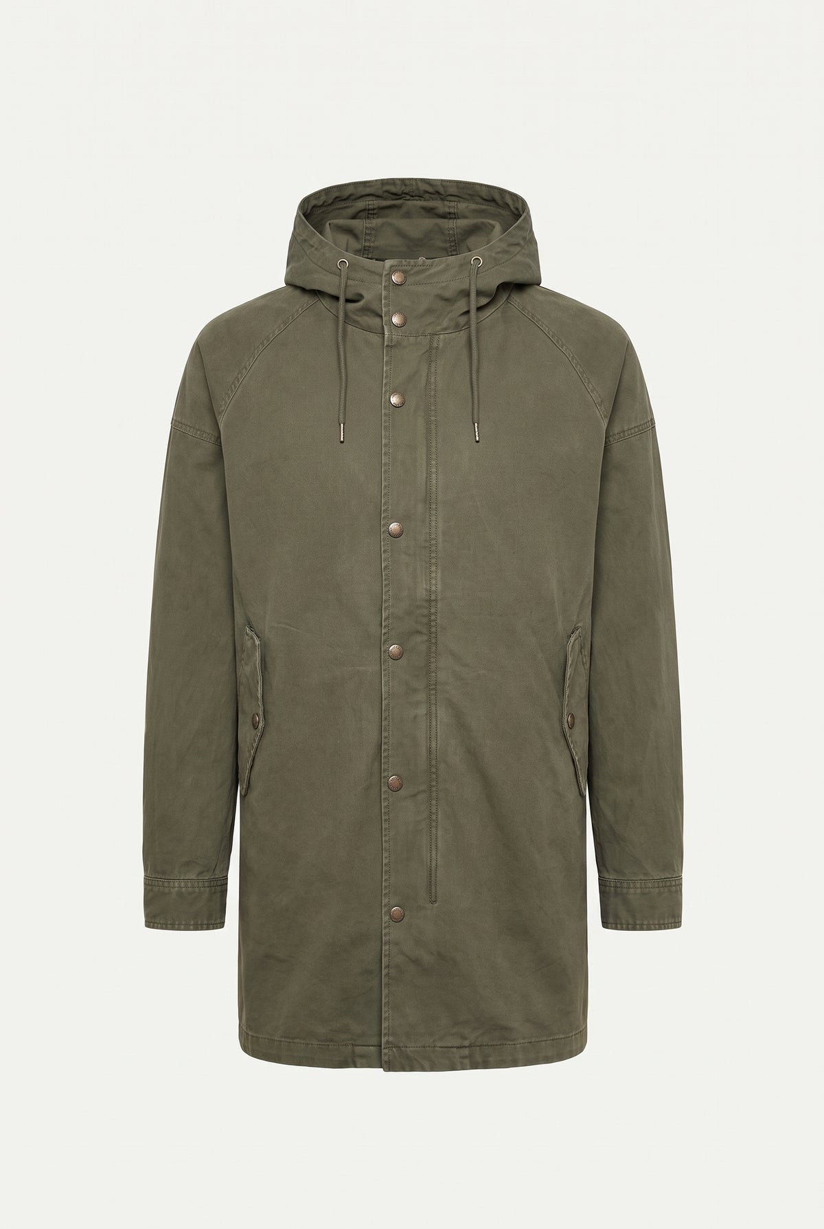 Mirsino Military Style Parka Olive