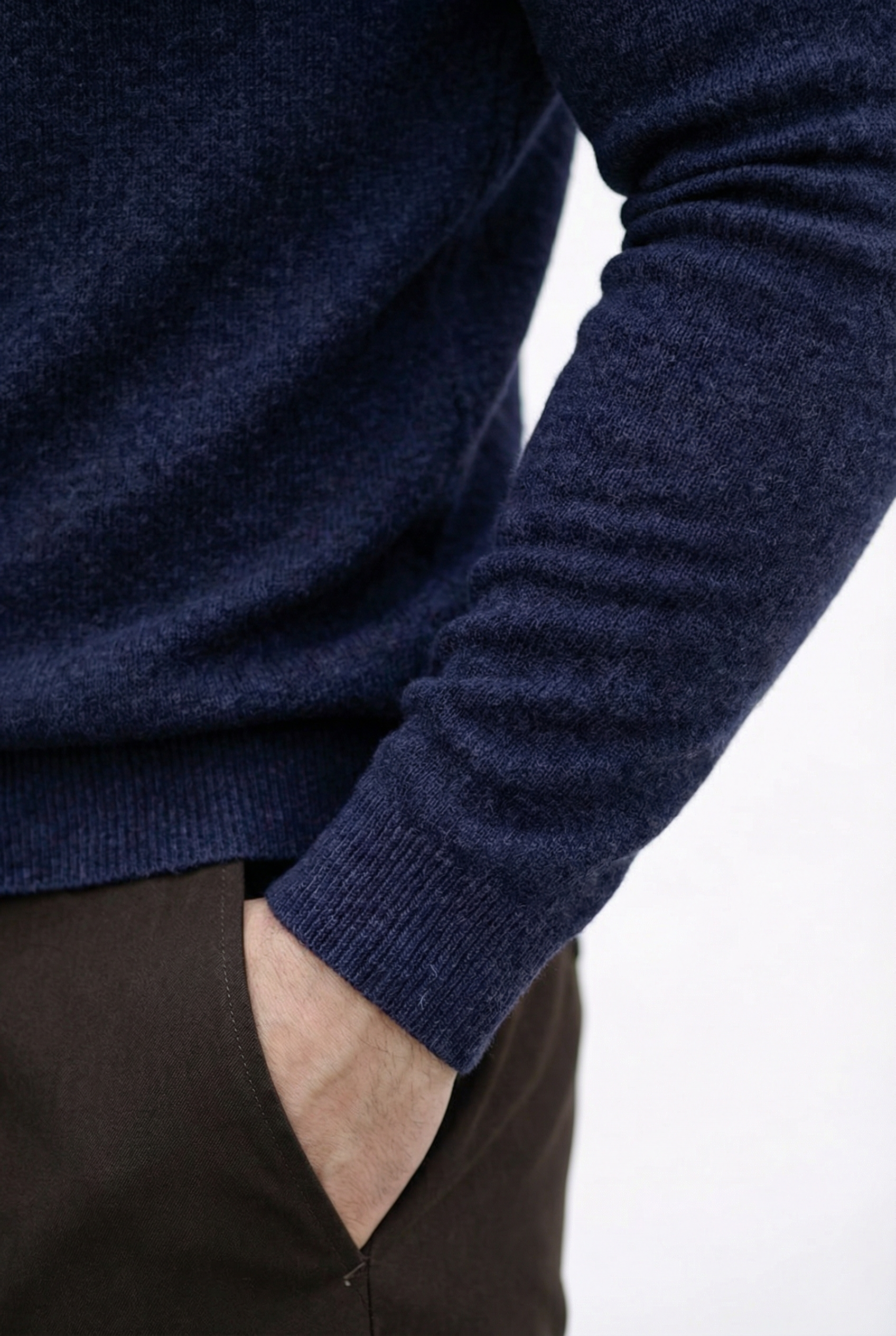 Cashmere Turtleneck Sweater Navy