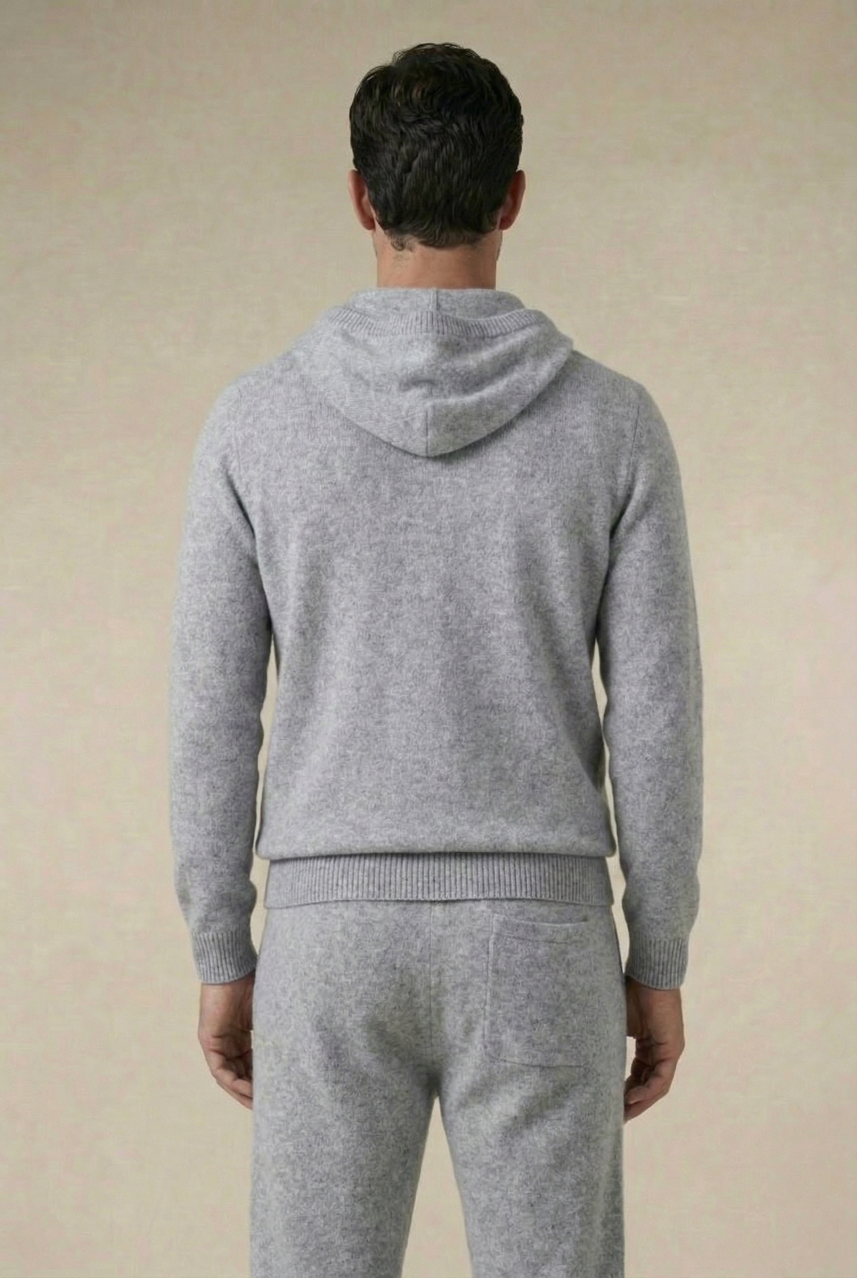 Pure Cashmere Leisure Set – Arctic Grey