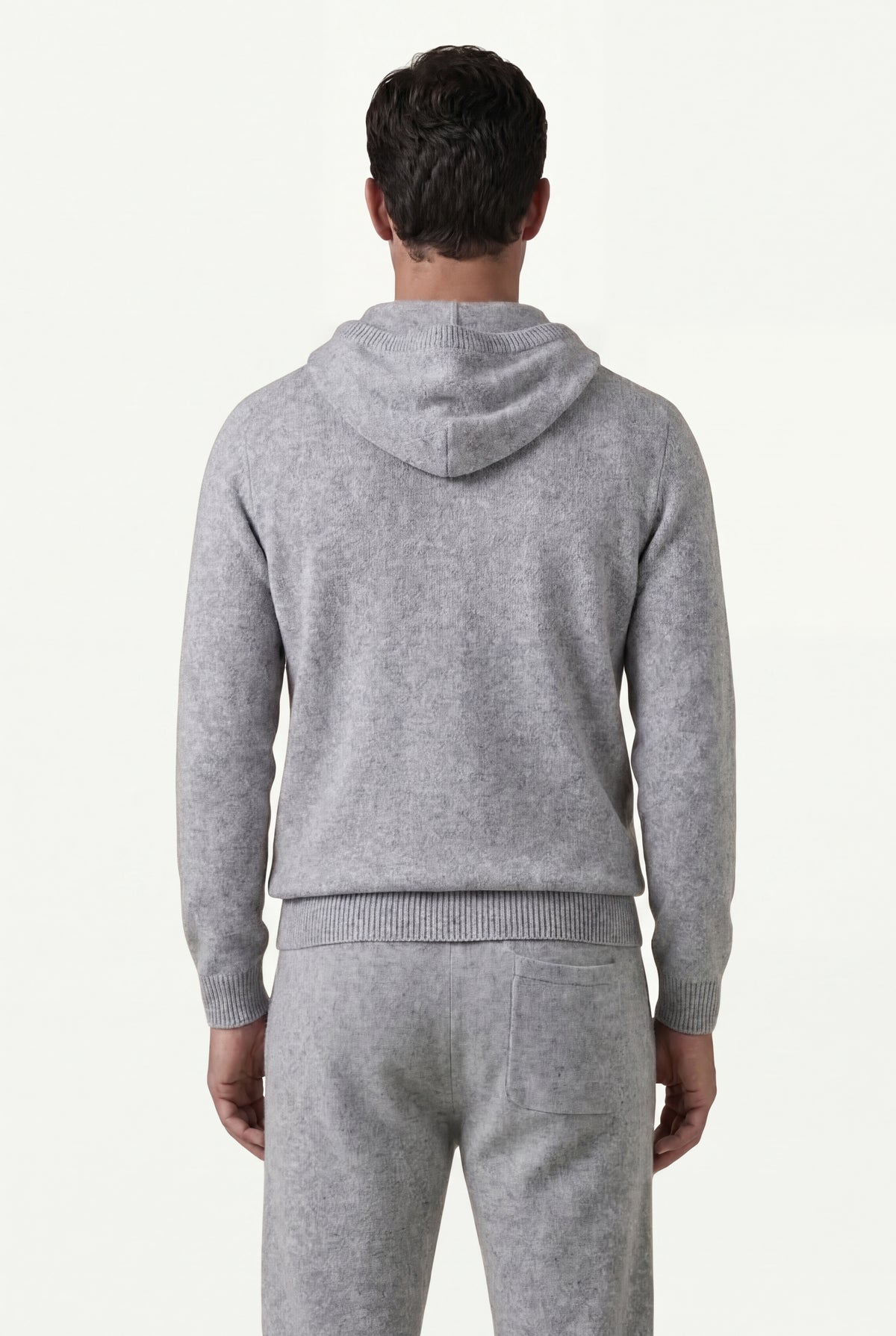 Pure Cashmere Leisure Set – Arctic Grey