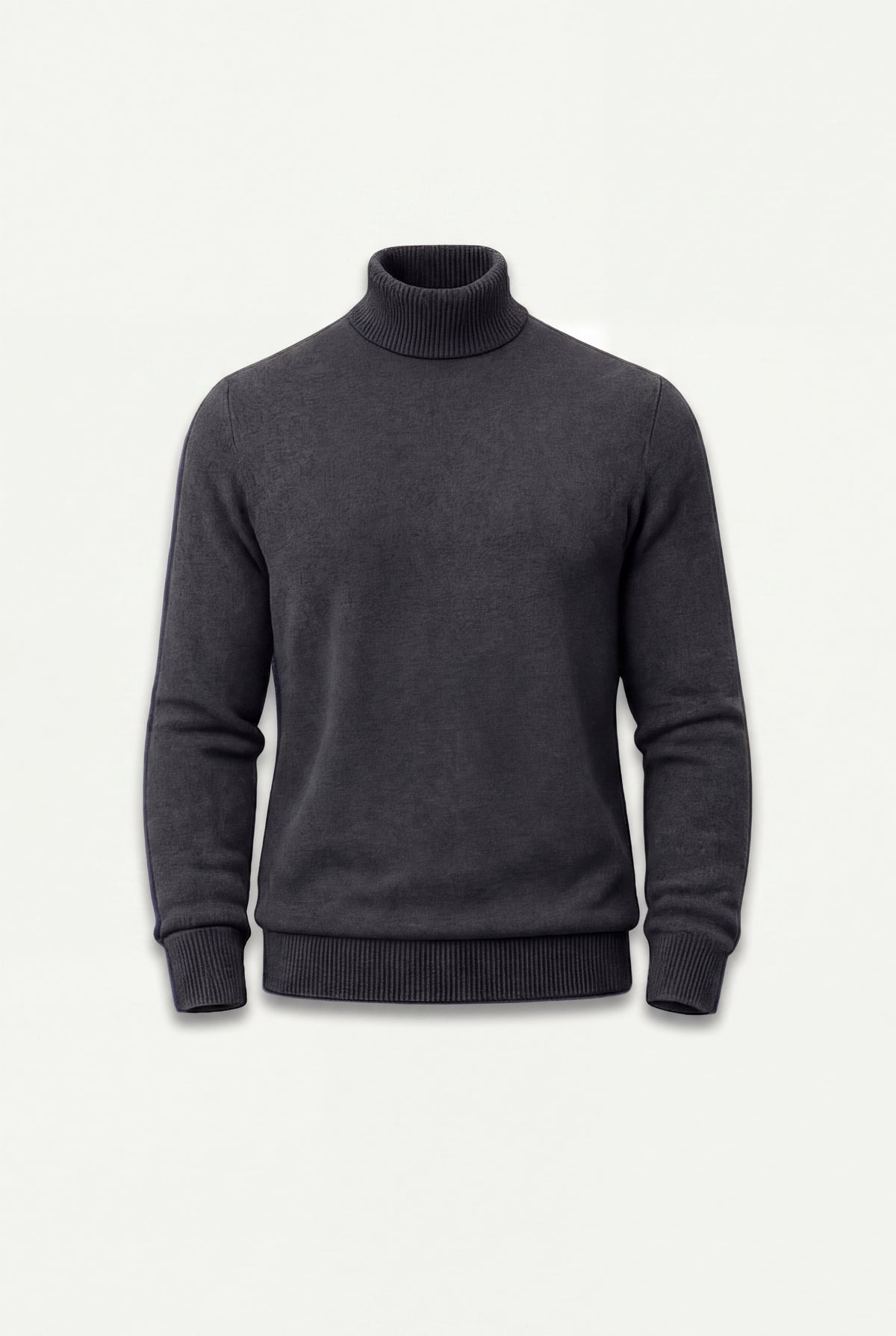 Cashmere Turtleneck Sweater Midnight Graphite