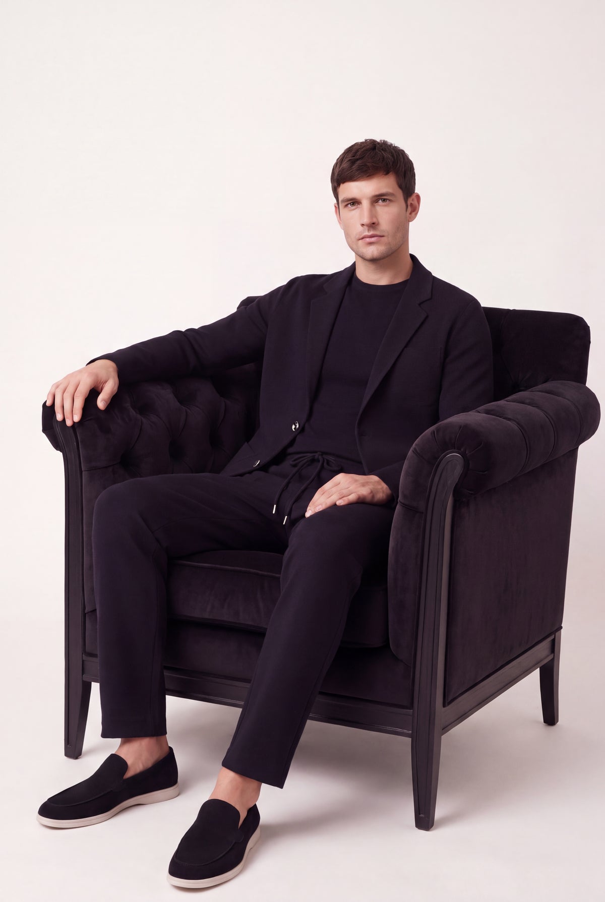 Mirsino Cashmere Appointment Set Black