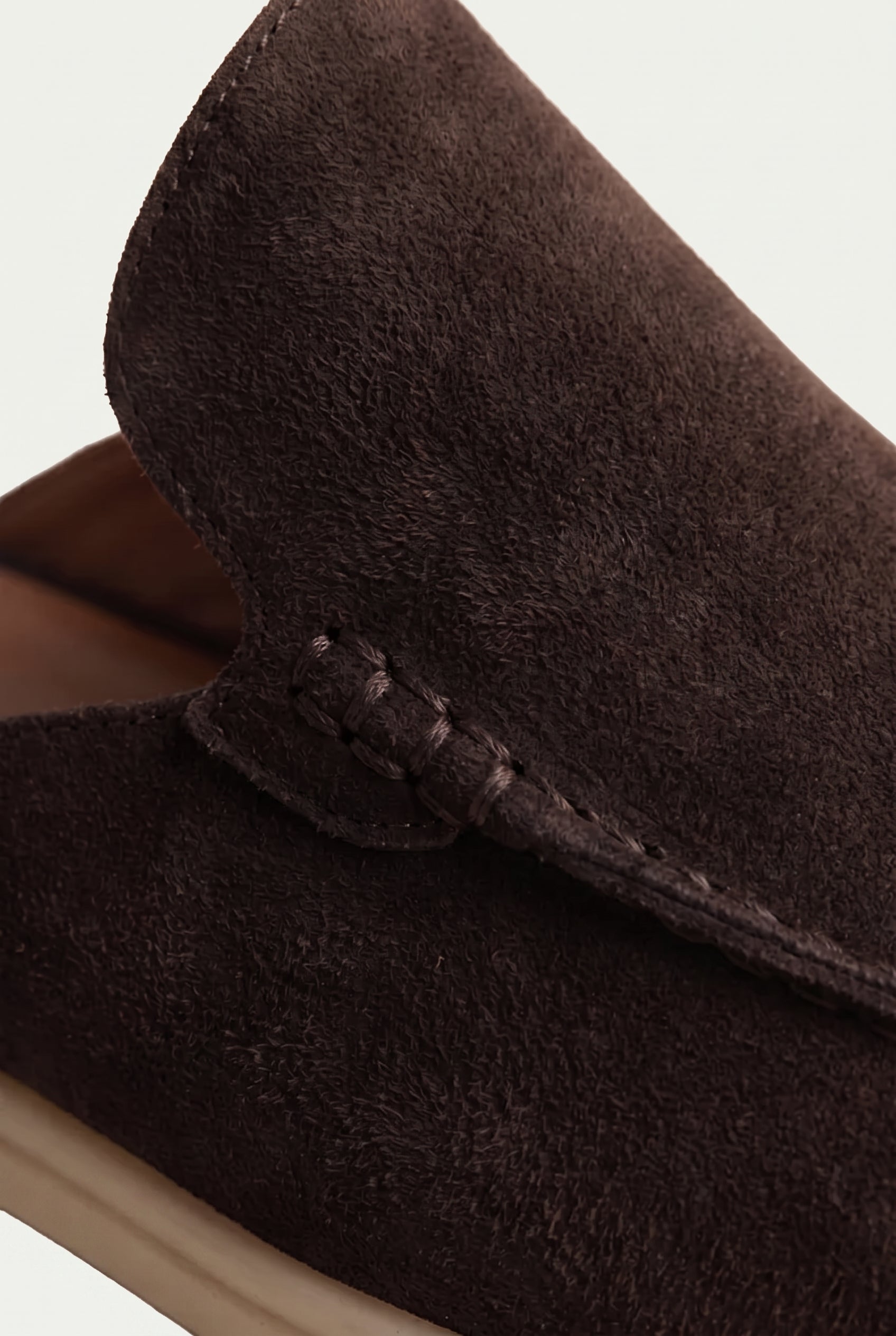 Yacht Loafer Suede Mule Brown