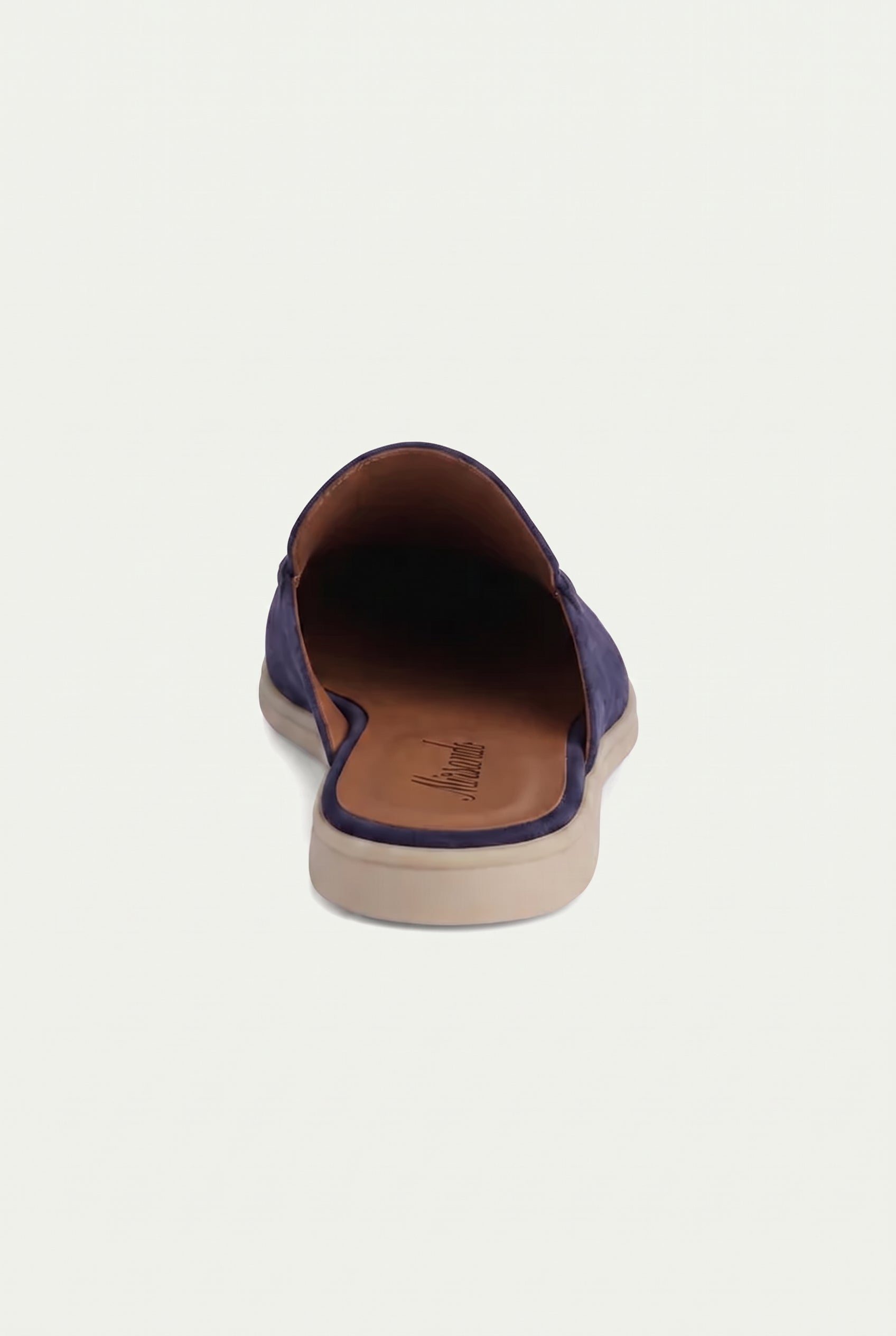 Yacht Loafer Suede Mule Navy