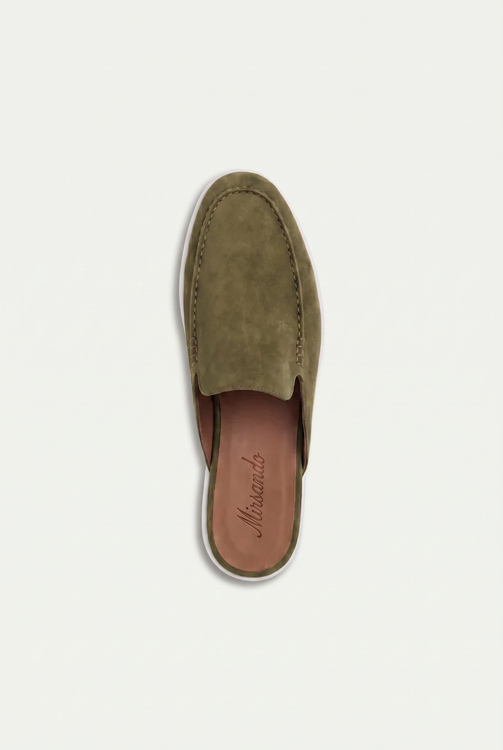 Yacht Loafer Suede Mule Sage