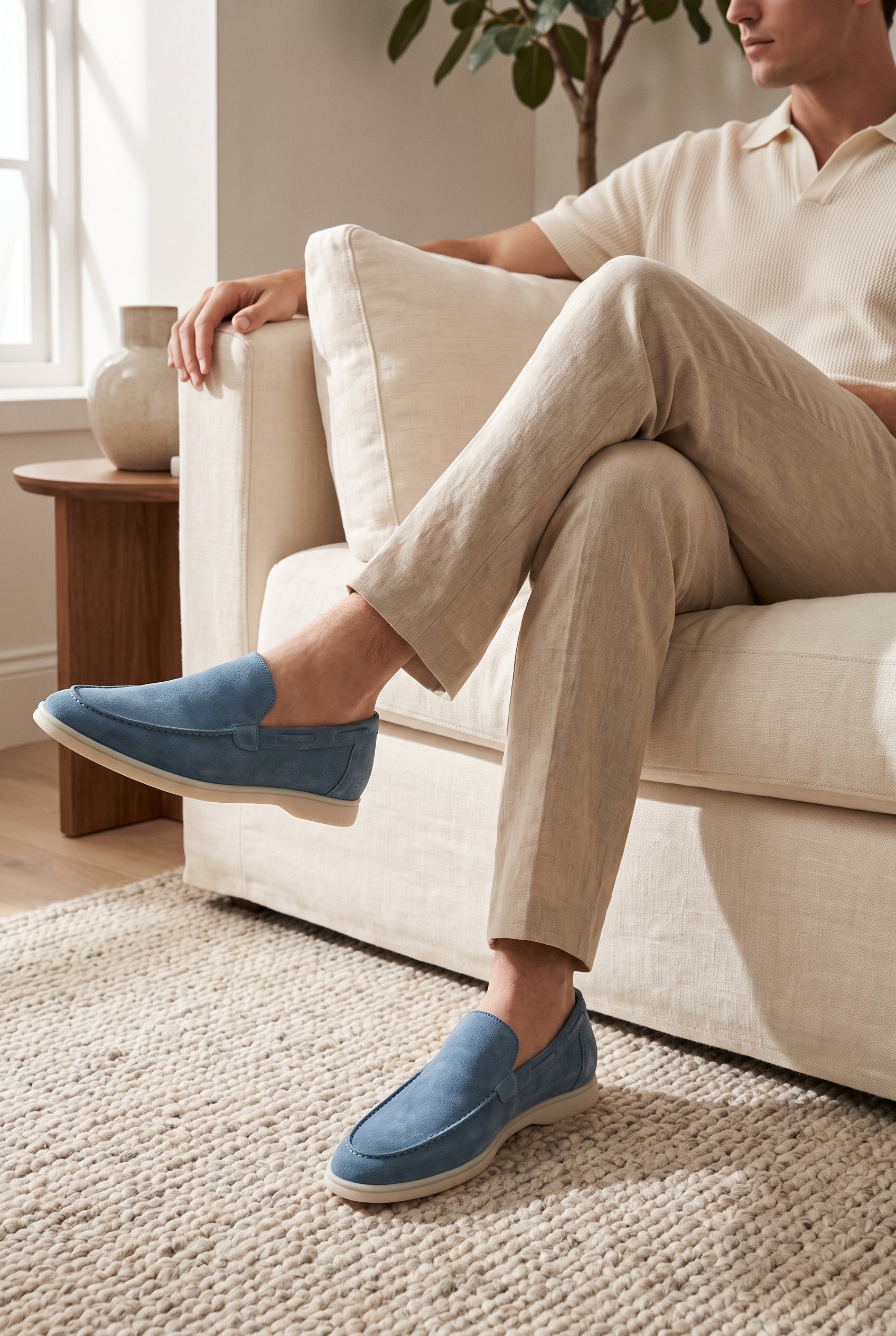 Yacht Loafers Light Blue