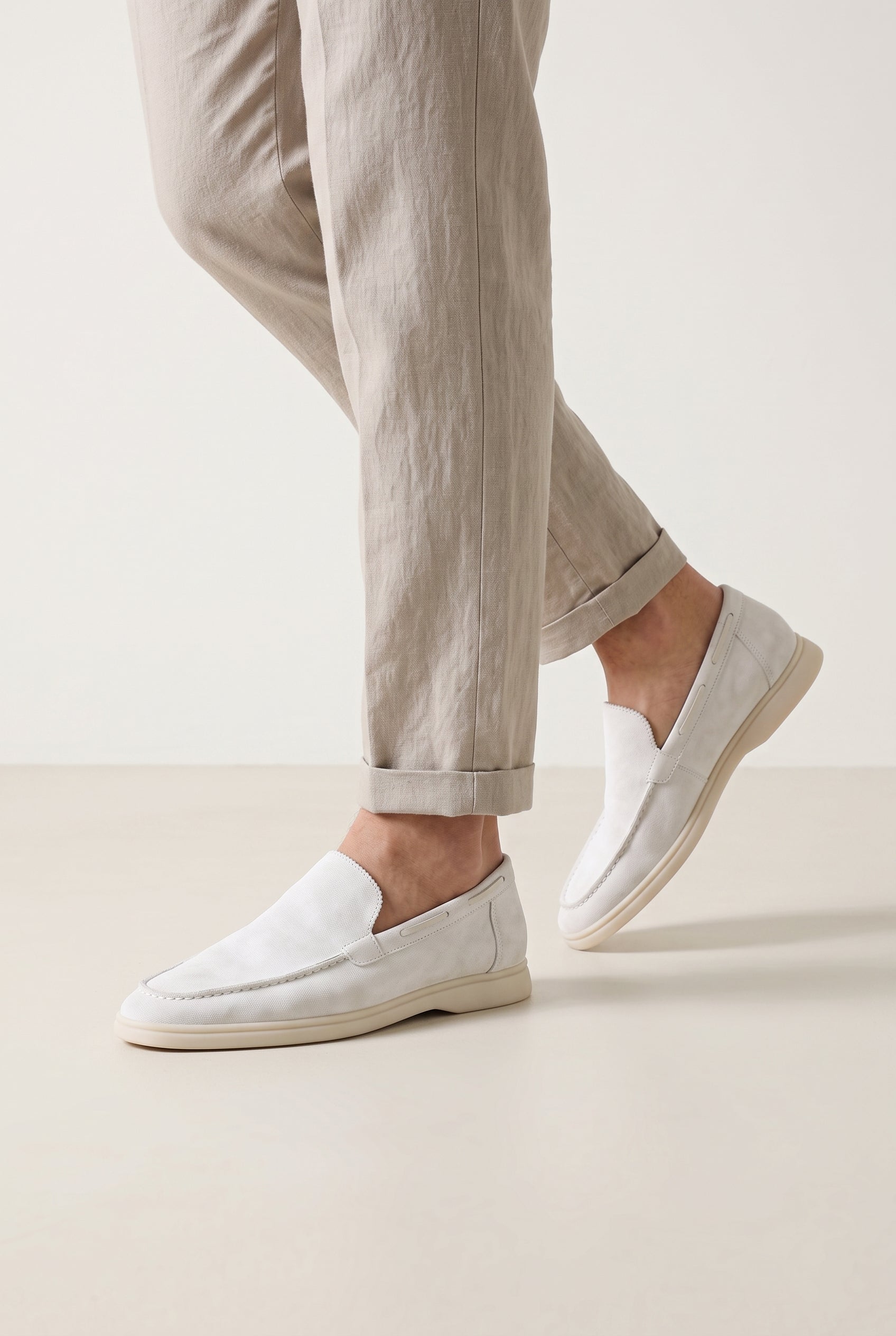 Yacht Loafers White