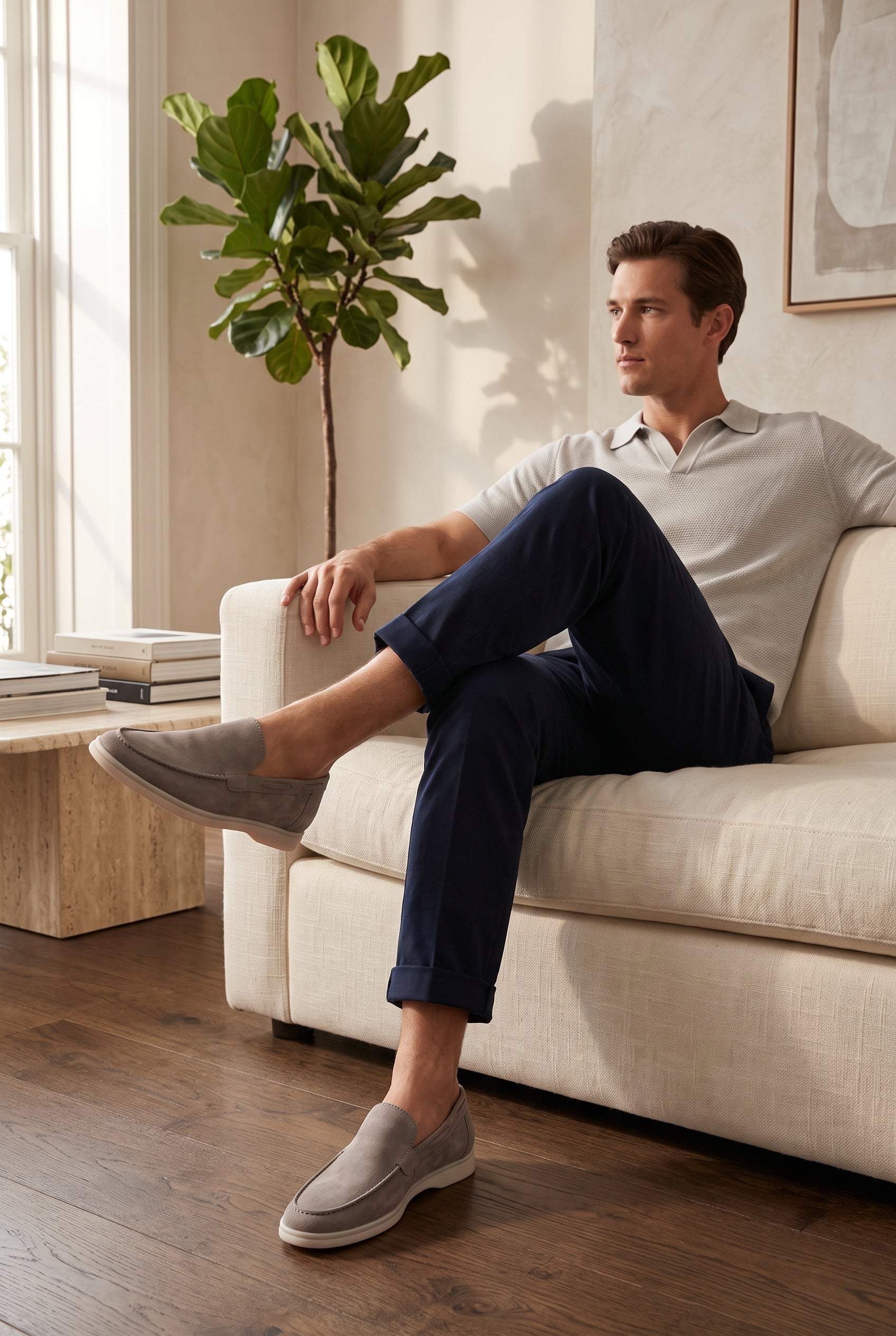 Yacht Loafers Grey