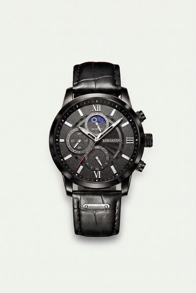 Lugano Classic Watch (Waterproof) Full Black