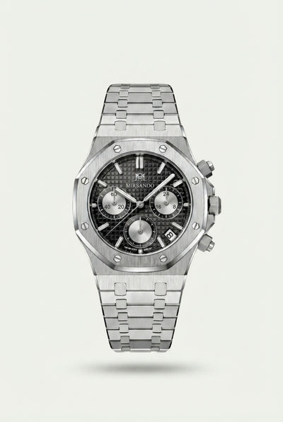 Athens Chronograph Watch Black