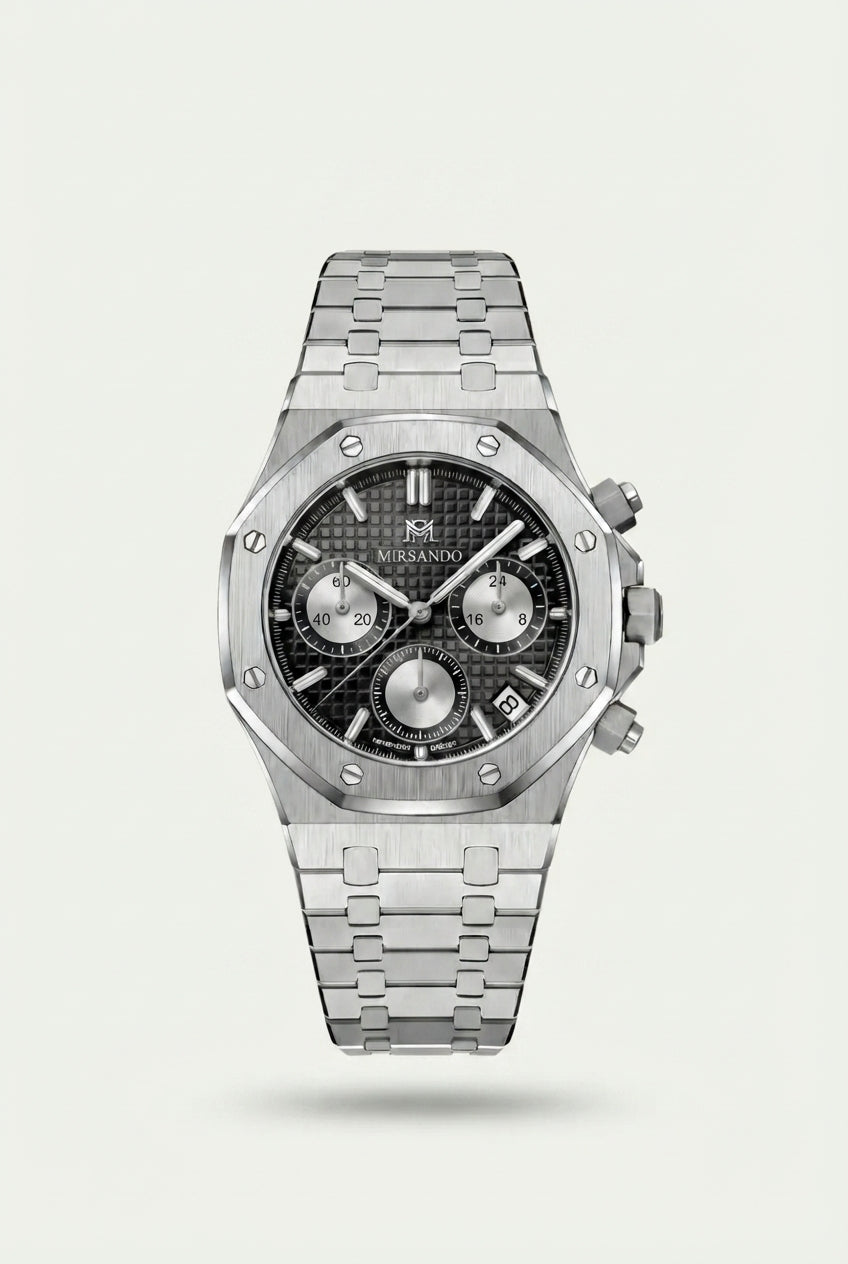 Athens Chronograph Watch Black