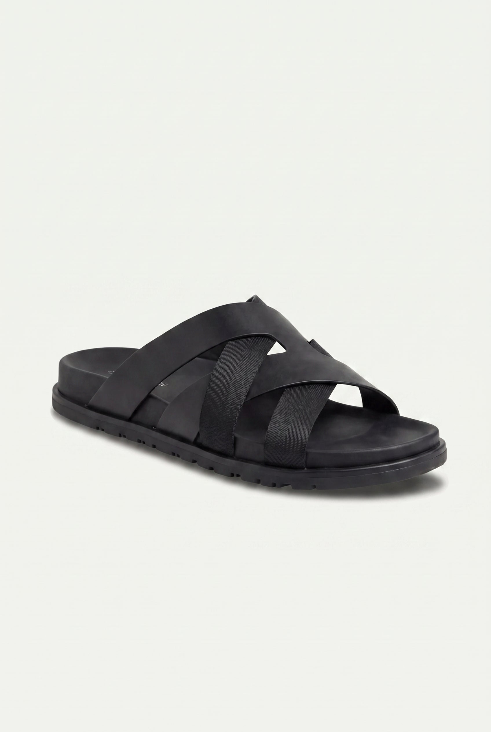 Mirsiani Leather Sandal Black