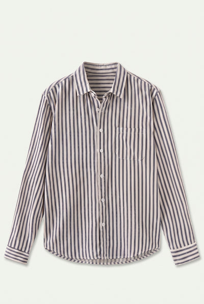 Gentlemen's Striped Shirt Blue