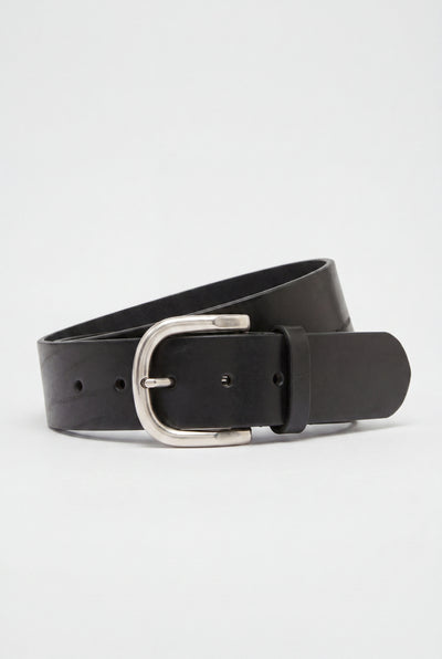 Mittorio™ Classic Leather Belt Black
