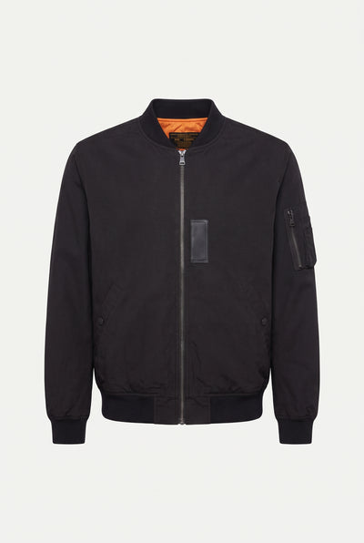 Mirsino Military Flight Jacket - Black
