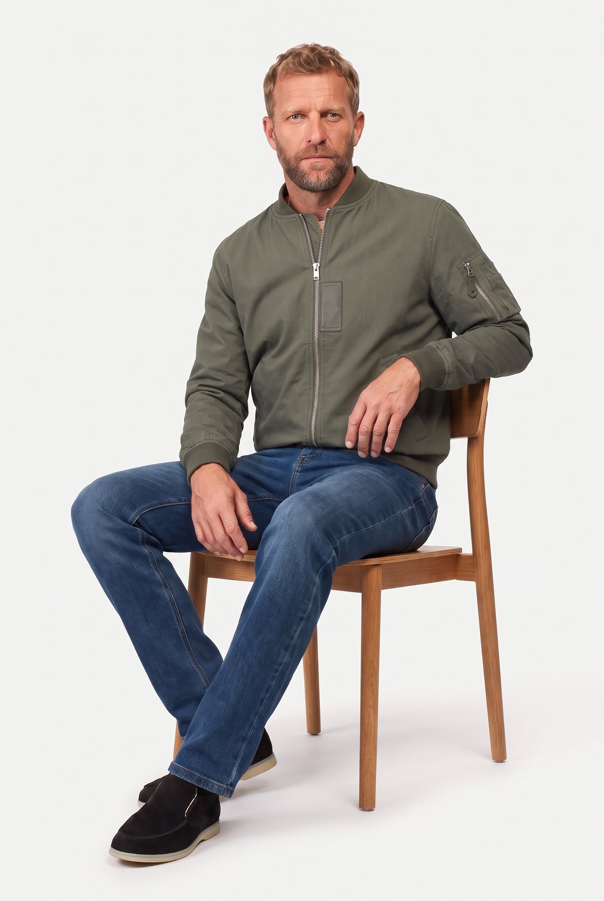 Mirsino Military Flight Jacket - Olive