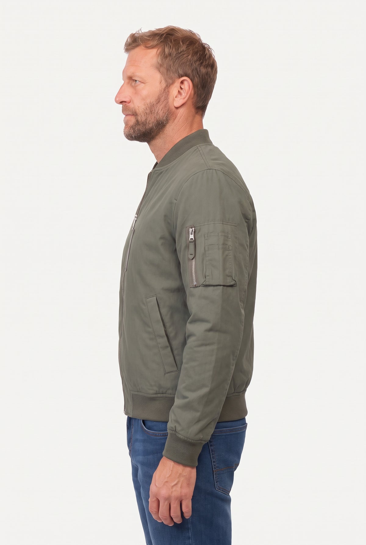 Mirsino Military Flight Jacket - Olive