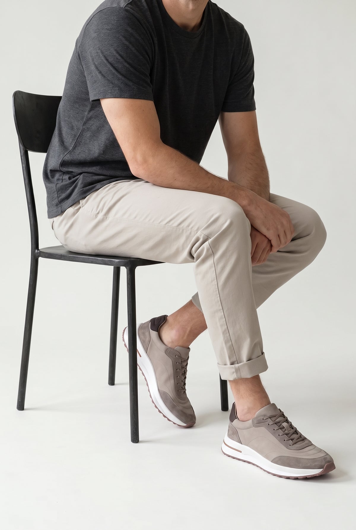 Mirsofino Sneaker Suede Ash Grey