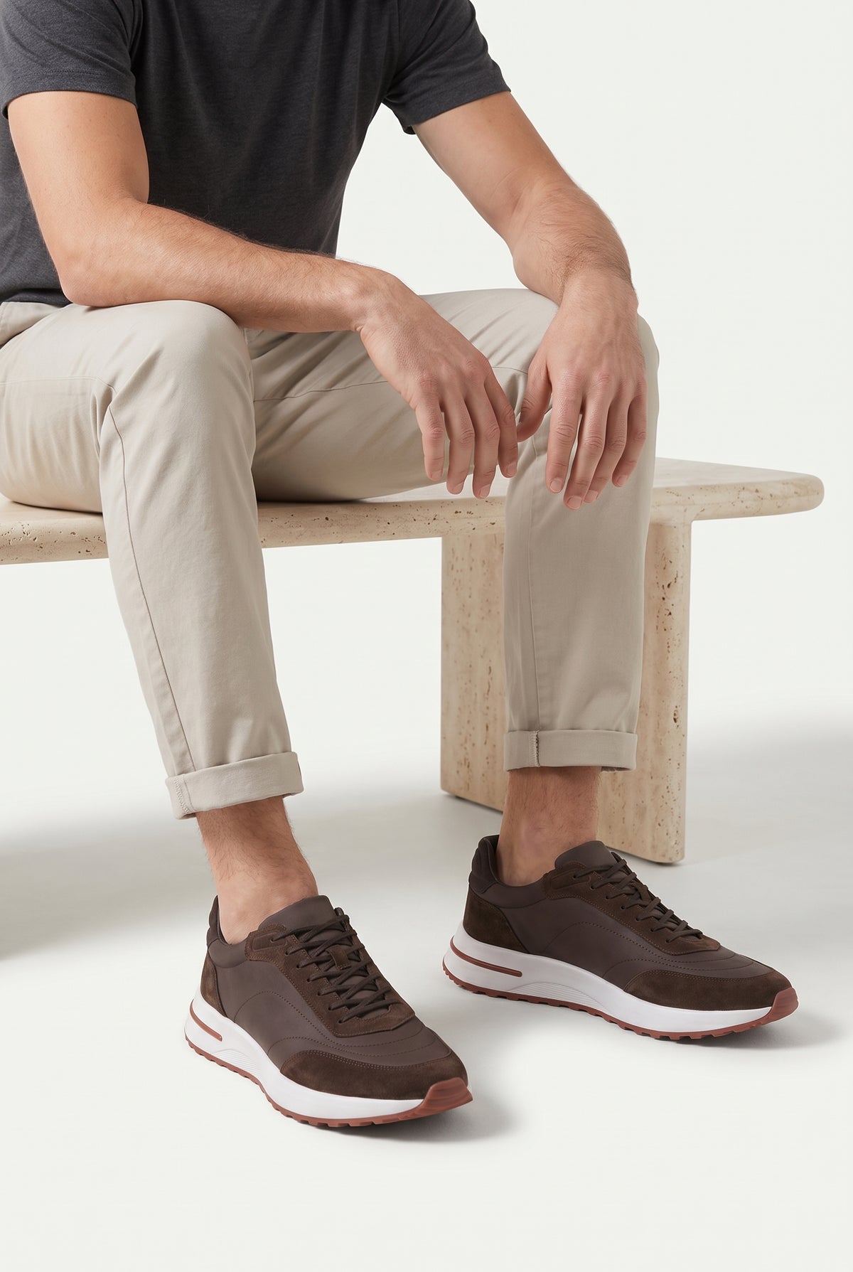 Mirsofino Sneaker Suede Brown