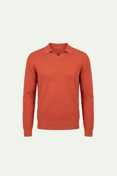 Mirsino Polo Sweater Orange