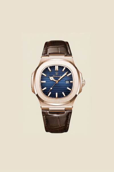 Lisbon Leather Watch Blue