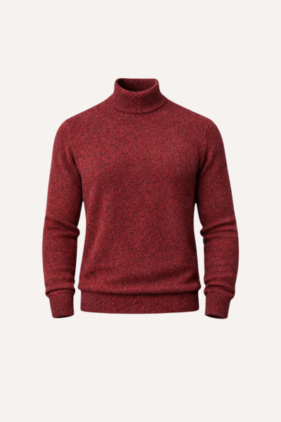 Cashmere Turtleneck Sweater Bordeaux