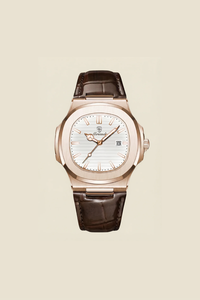 Lisbon Leather Watch White