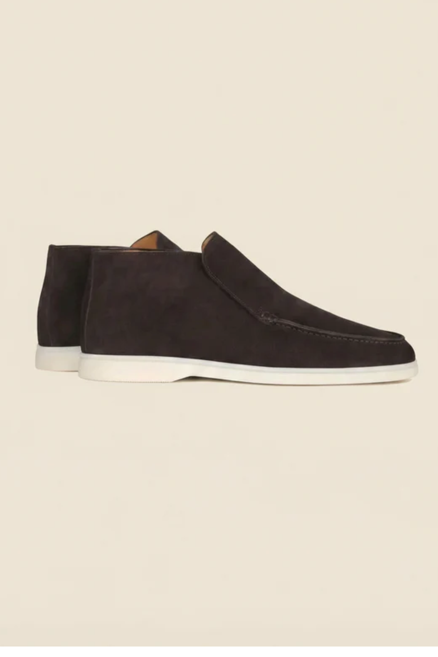 Warm Brown High Top Loafer