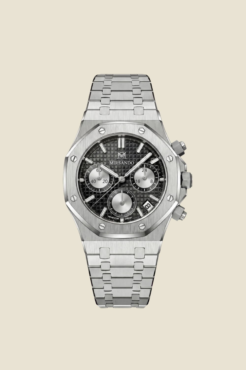 Athens Chronograph Watch Black