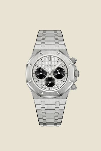 Athens Chronograph Watch Silver