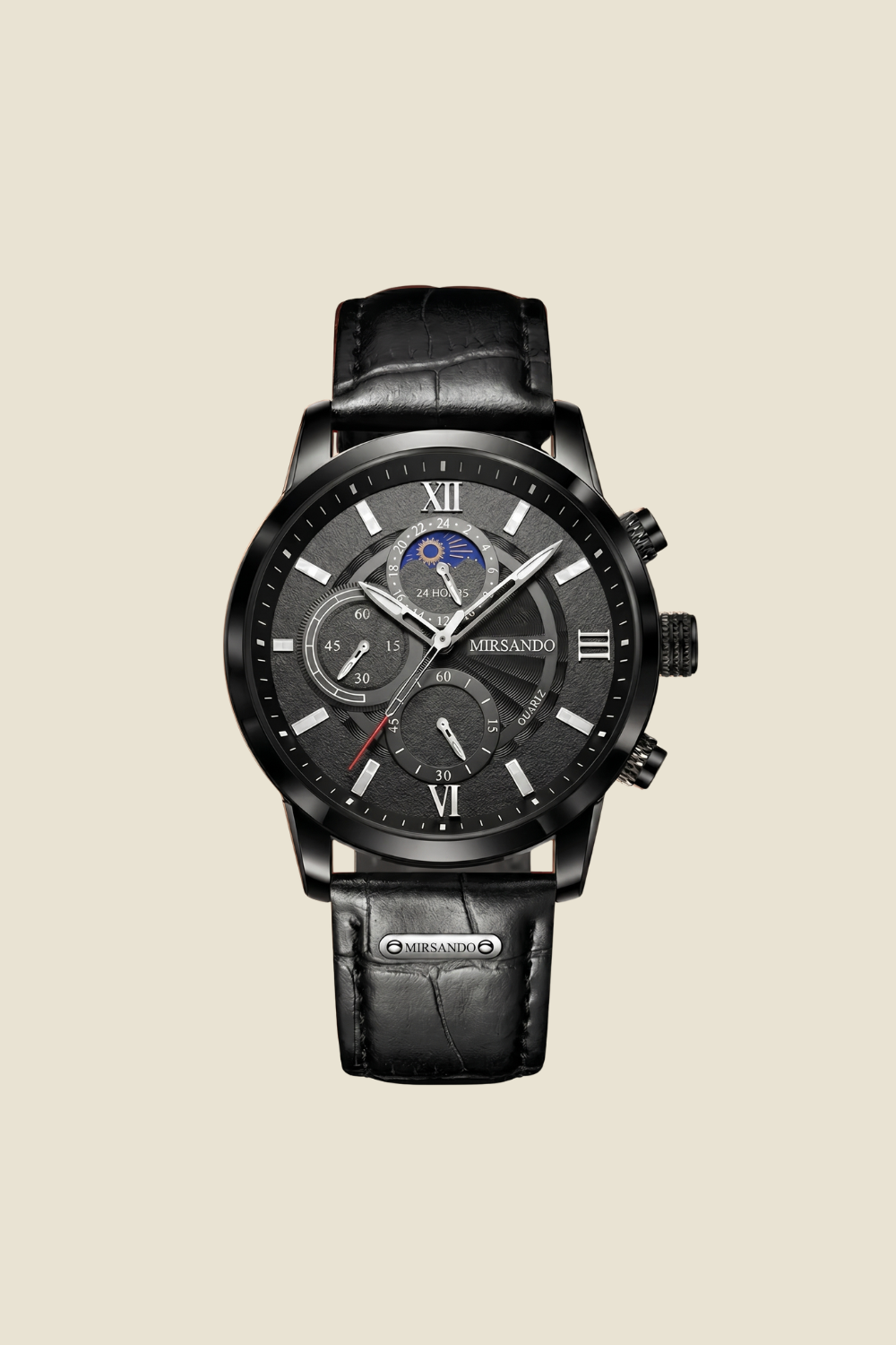 Lugano Classic Watch (Waterproof) Full Black